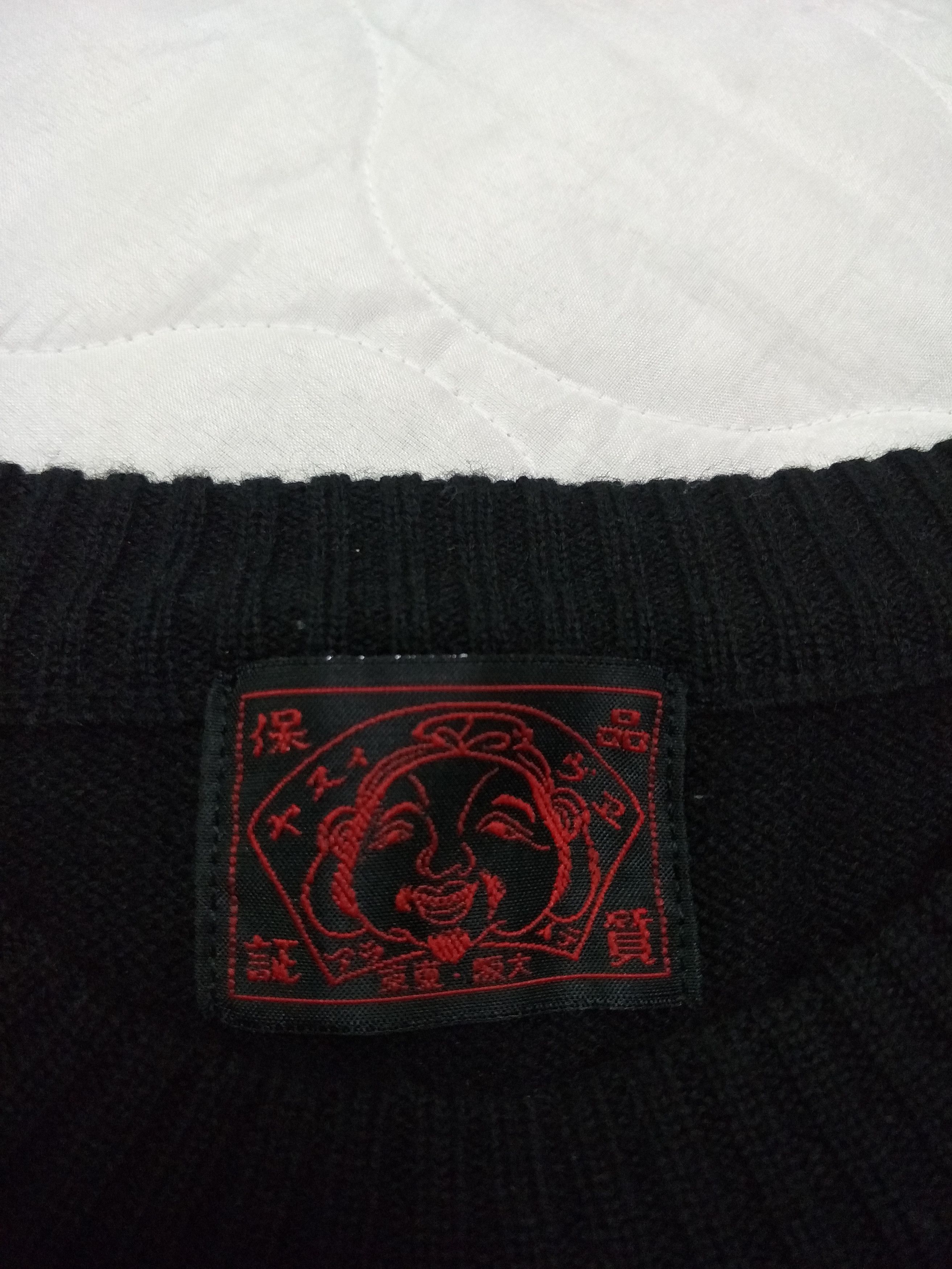 Evisu Evisu Knitted Cropped Jumper Daicock Size US M / EU 48-50 / 2 - 7 Thumbnail