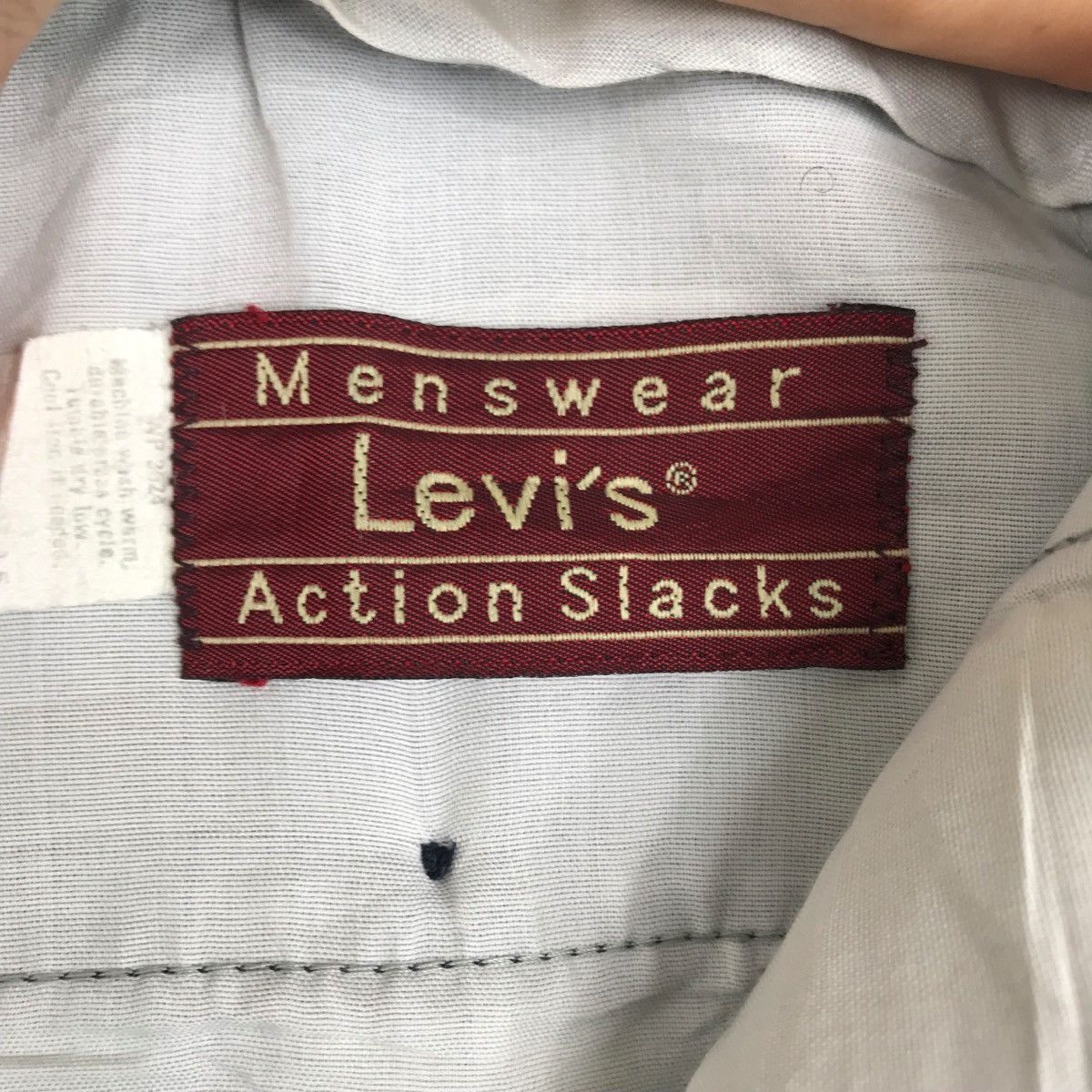 Levi's Vtg 60s LEVI’S Action Slack Pants Check Design Vintage Mens Size US 30 / EU 46 - 5 Thumbnail
