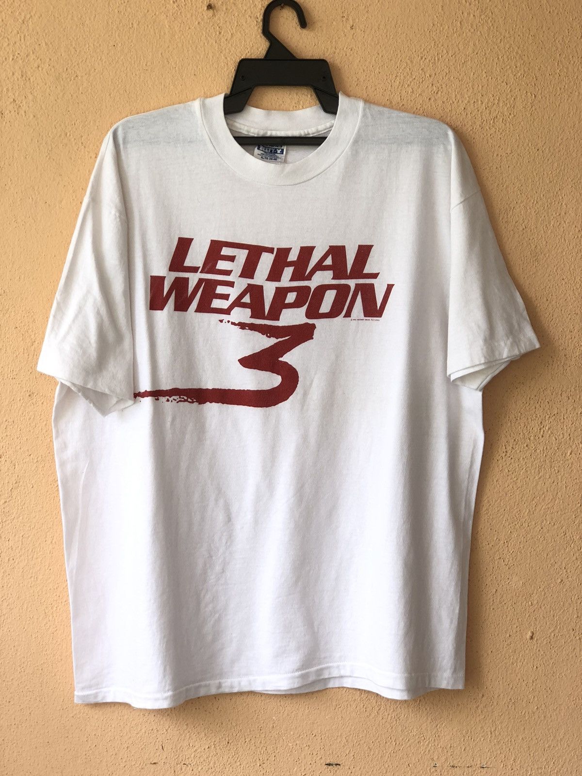 Vintage Vintage 90s LETHAL WEAPON 3 Movie Promo Tee Size US XL / EU 56 / 4 - 1 Thumbnail