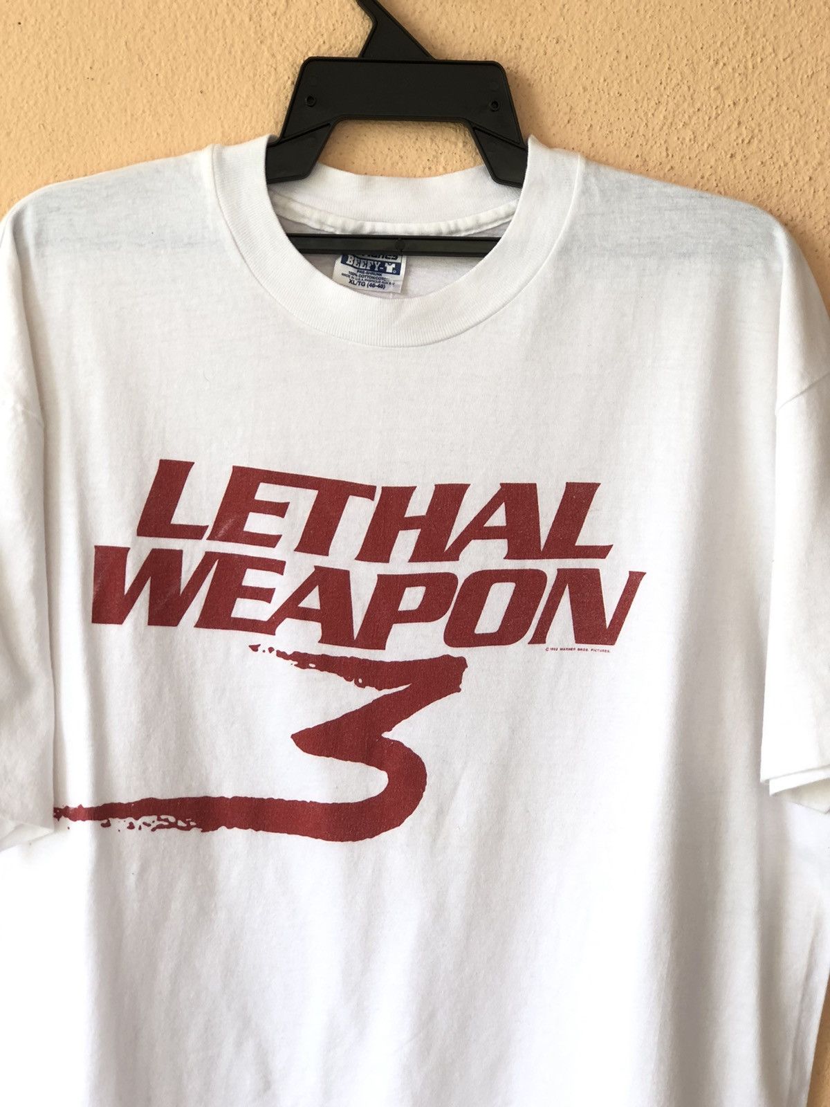 Vintage Vintage 90s LETHAL WEAPON 3 Movie Promo Tee Size US XL / EU 56 / 4 - 2 Thumbnail