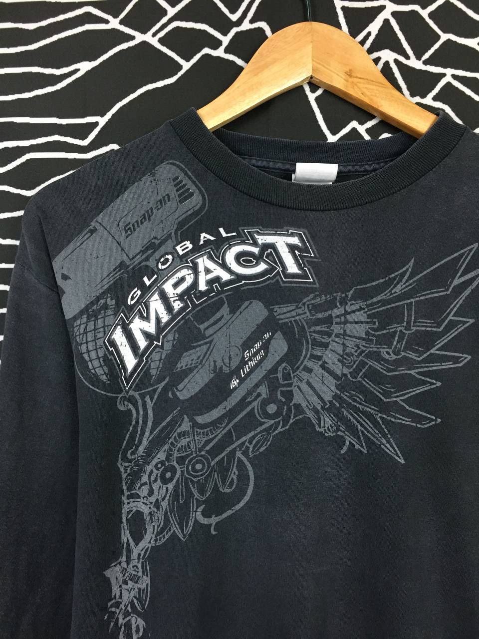 Vintage 90s 00s Snap On Racing Global Impact Motorsport Tee Size US M / EU 48-50 / 2 - 5 Thumbnail