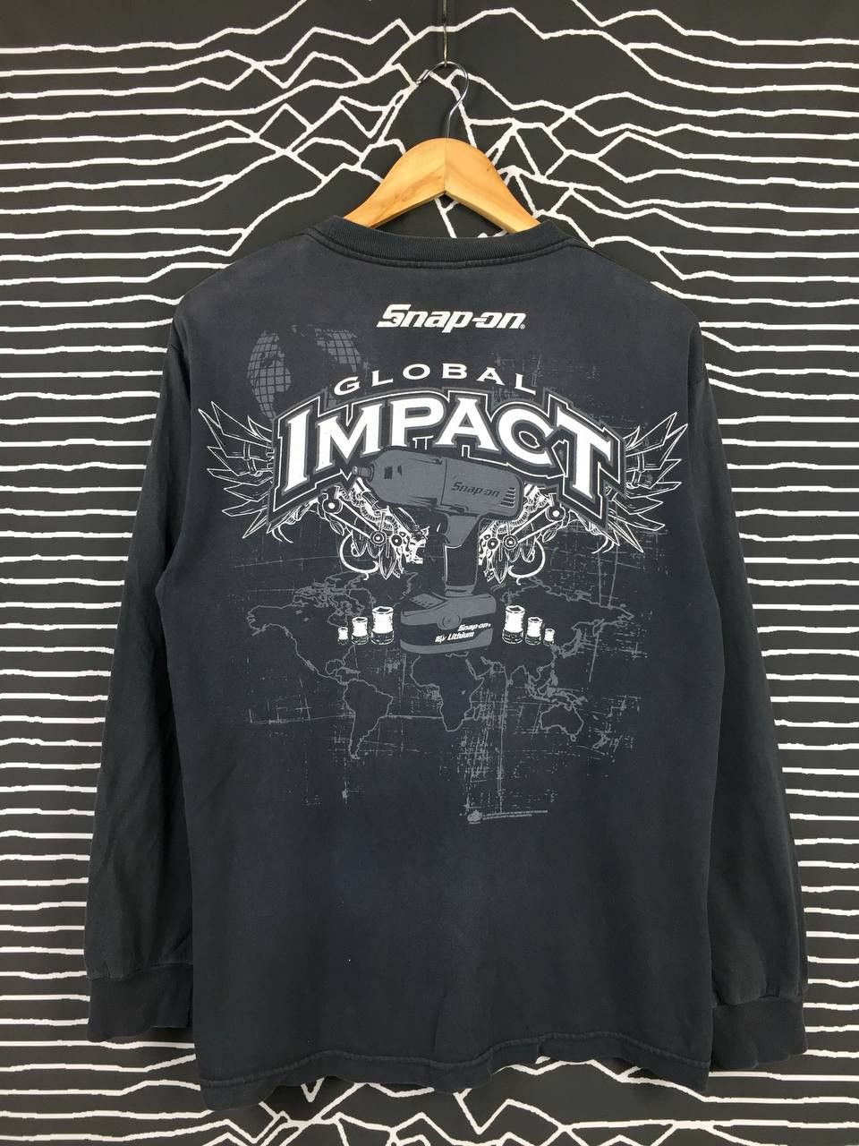 Vintage 90s 00s Snap On Racing Global Impact Motorsport Tee Size US M / EU 48-50 / 2 - 2 Thumbnail