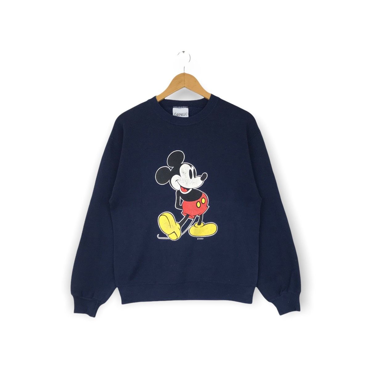 Disney Vintage 90s Mickey Mouse Disney Sweatshirt By Denus Big Size US S / EU 44-46 / 1 - 1 Thumbnail