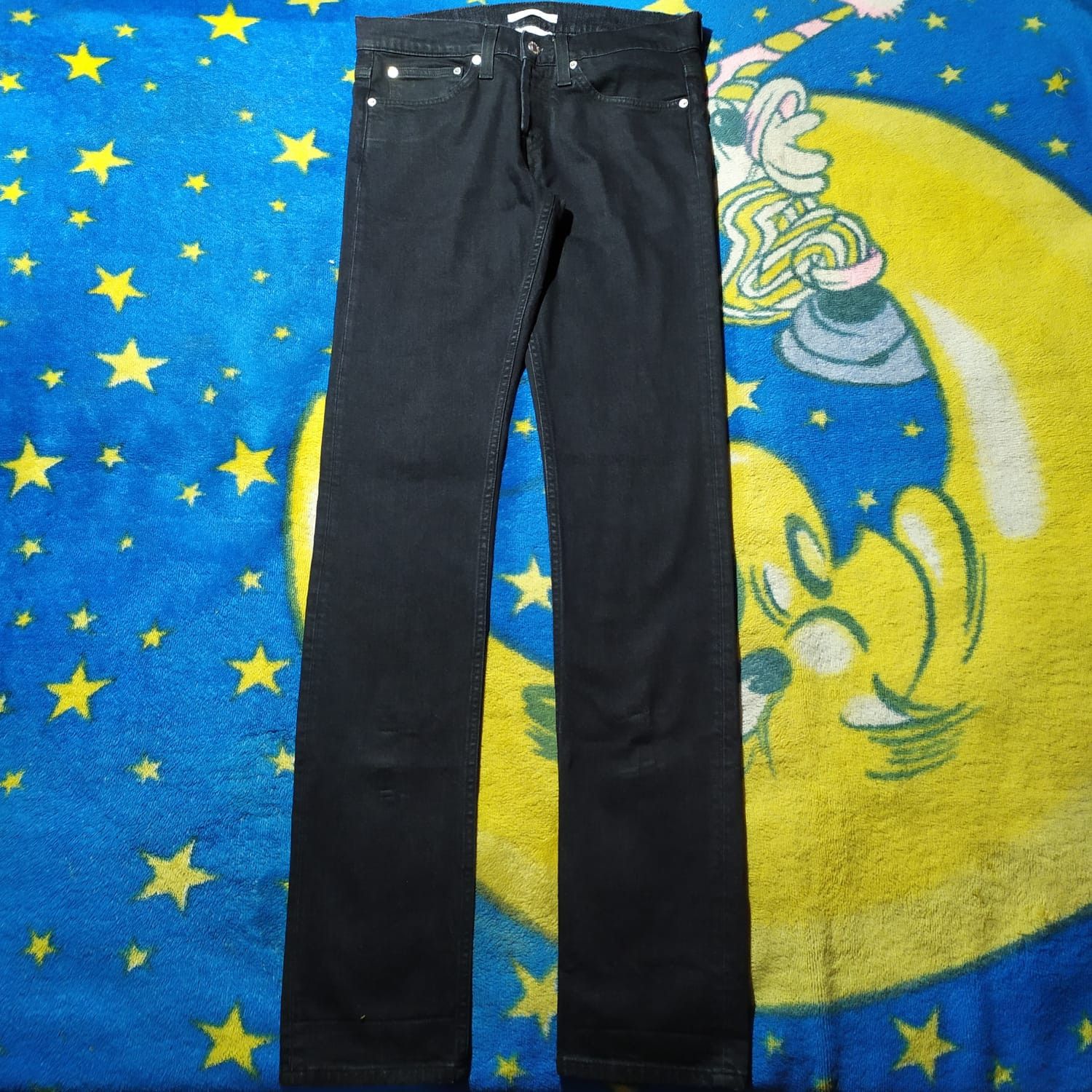 Helmut Lang 03ss Helmut Lang Rubber Tire Print Denim Pants | Grailed