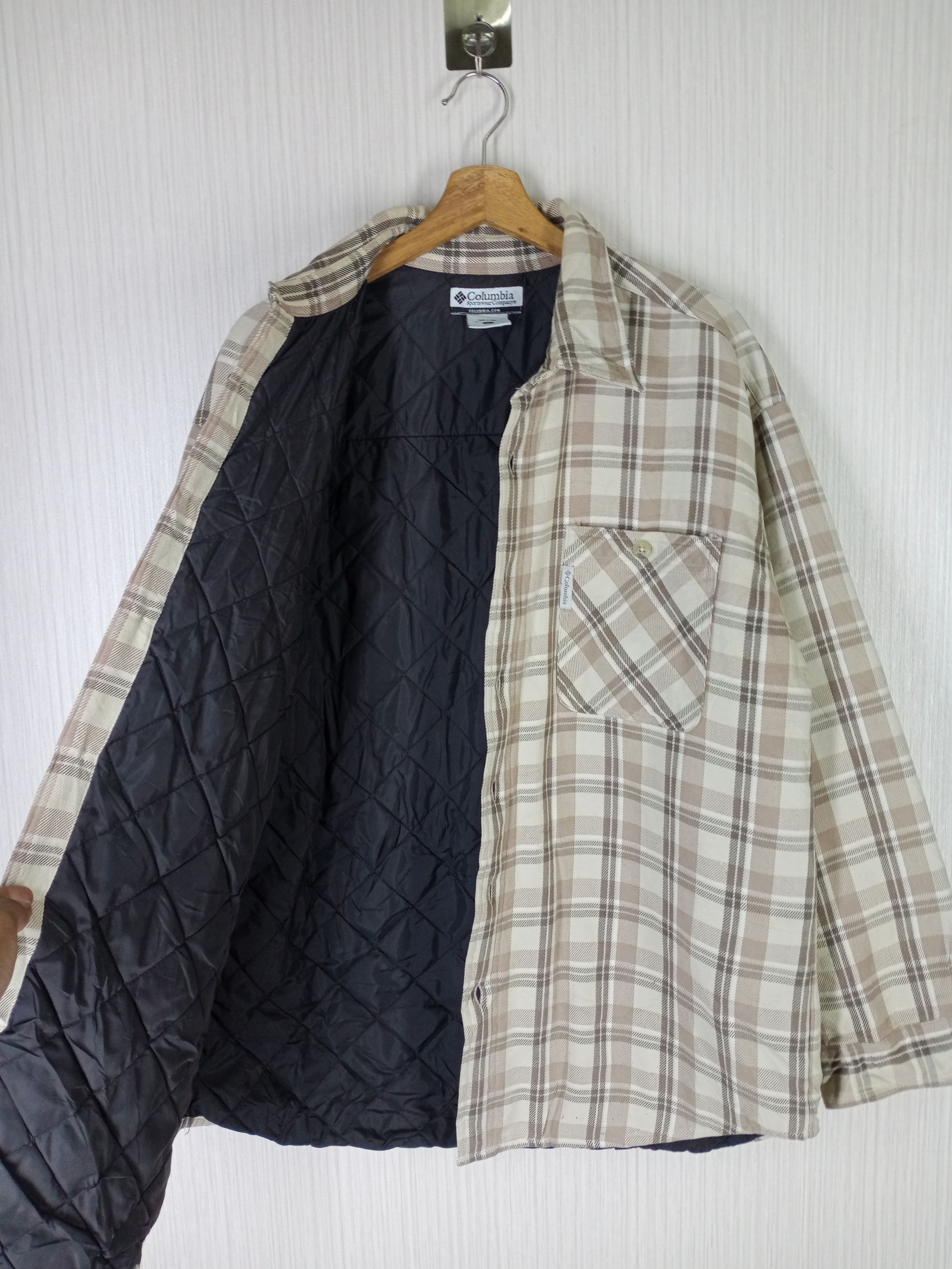 Columbia Vintage Columbia Quilted Cpo Flannel Jacket Size US L / EU 52-54 / 3 - 3 Thumbnail