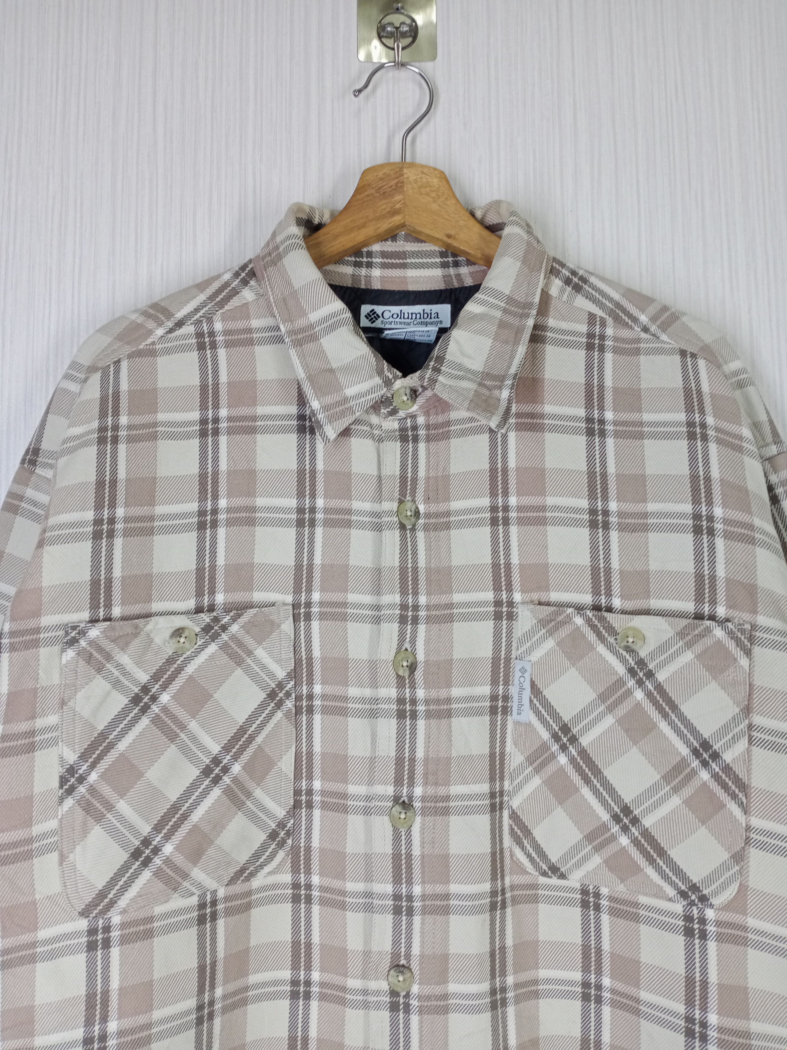 Columbia Vintage Columbia Quilted Cpo Flannel Jacket Size US L / EU 52-54 / 3 - 2 Thumbnail