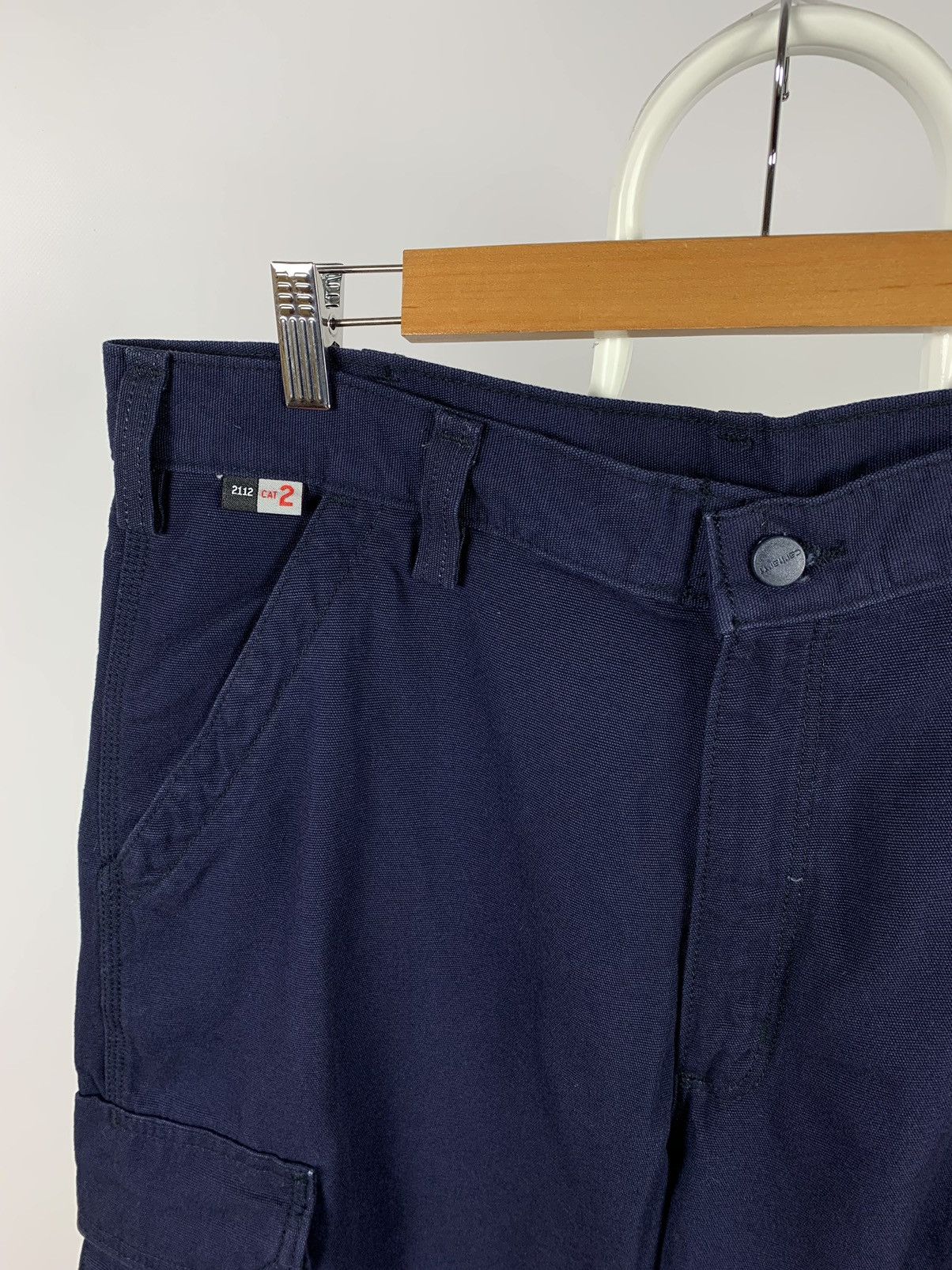 Carhartt Vintage Carhartt Cargo Work Pants Flame Resistance FR CAT 2 Size US 36 / EU 52 - 10 Thumbnail