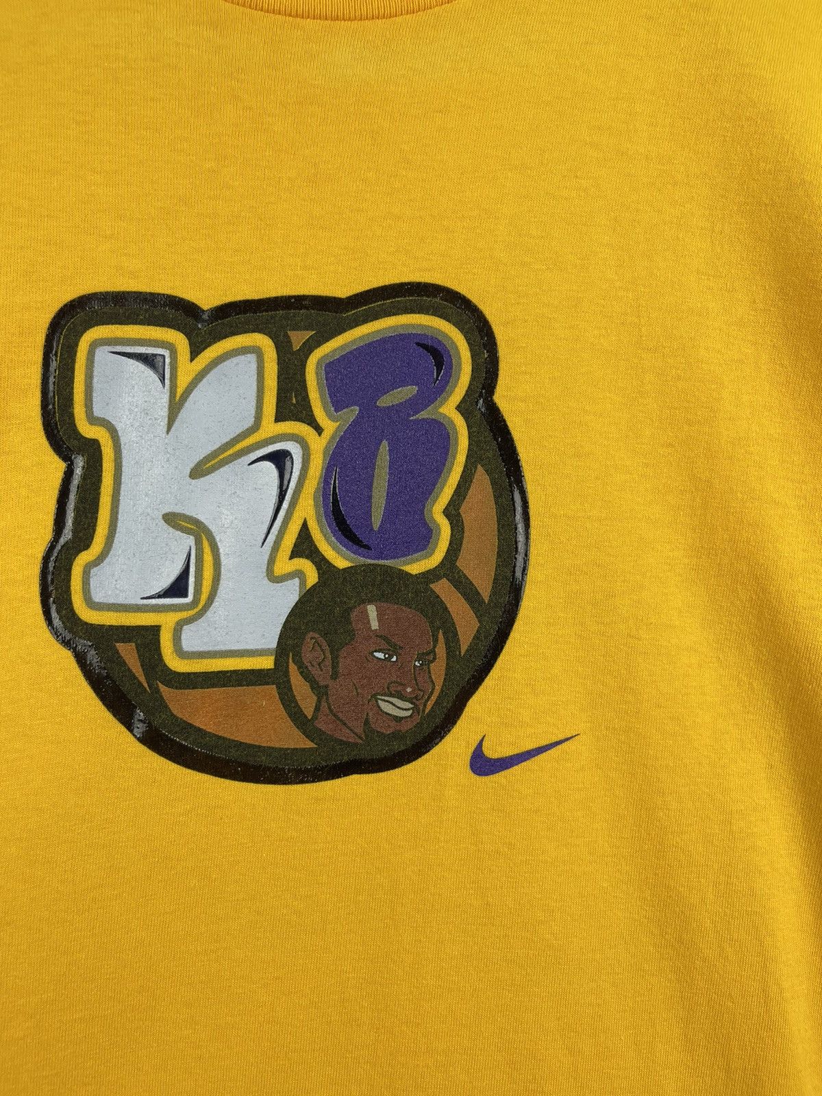 NBA × Nike Vintage Kobe Bryant Lakers Big Logo Yellow Size US M / EU 48-50 / 2 - 4 Thumbnail