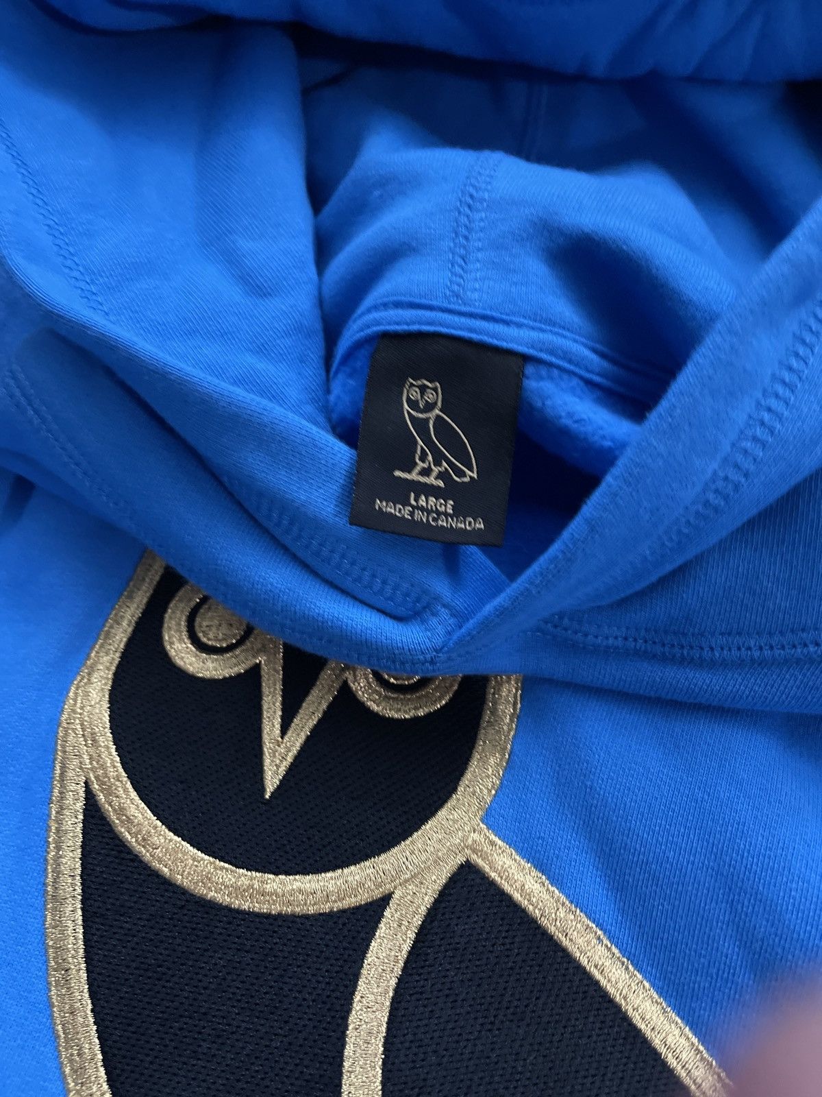 Octobers Very Own OVO Classic Owl Hoodie Bright Blue Sz L Preowned Size US L / EU 52-54 / 3 - 3 Thumbnail