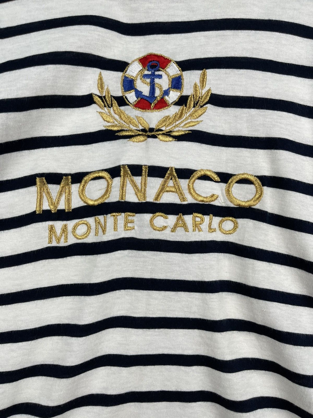 Club Monaco × Vintage Vintage Monaco Monte Carlo Striped Tee Size US M / EU 48-50 / 2 - 2 Thumbnail