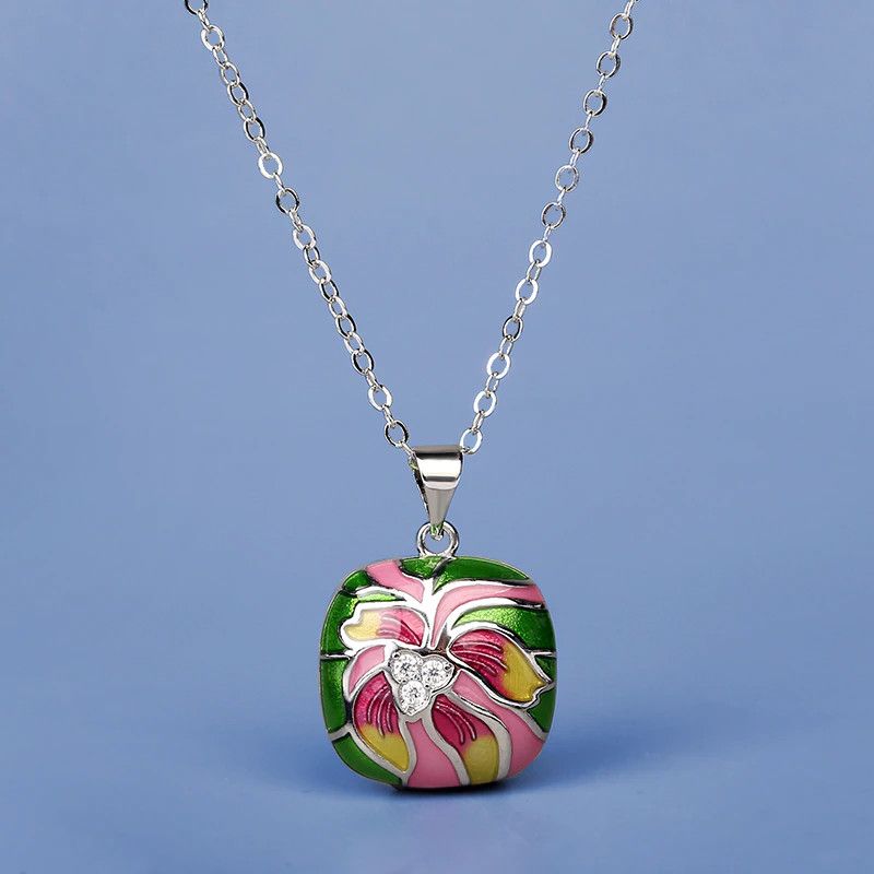 Jewelry Flowers Pendant Necklace Size ONE SIZE - 4 Thumbnail