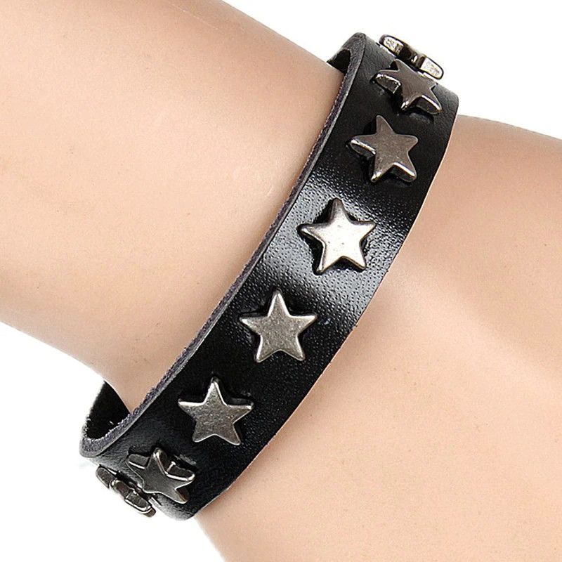 Jewelry Star Spikes Rivet Bracelets Size ONE SIZE - 1 Thumbnail