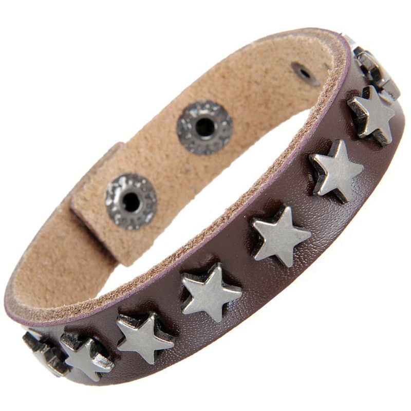 Jewelry Star Spikes Rivet Bracelets Size ONE SIZE - 5 Thumbnail