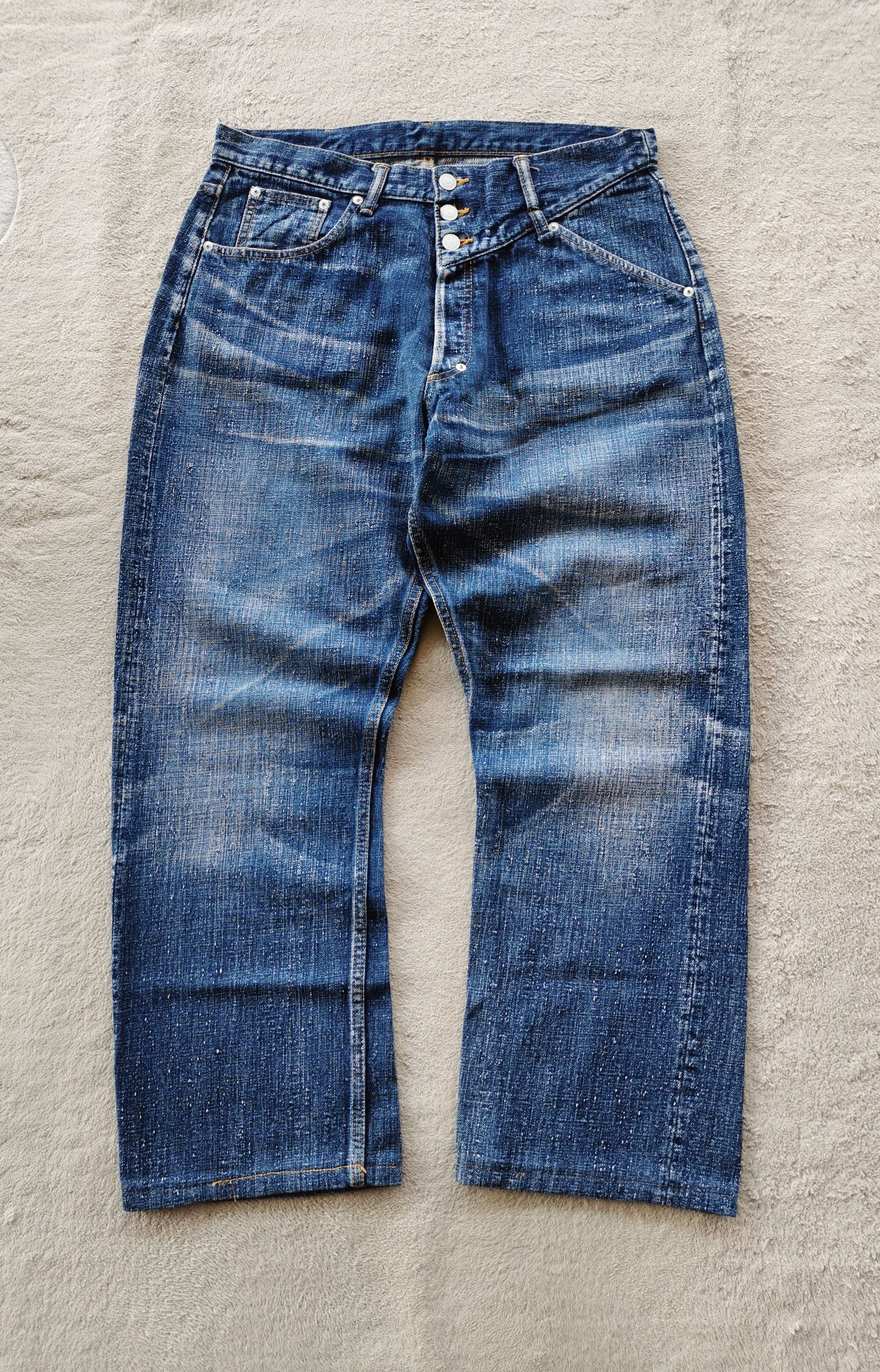 Swagger Swagger Selvedge Jeans with Crazy Faded Wash Size US 33 - 1 Thumbnail