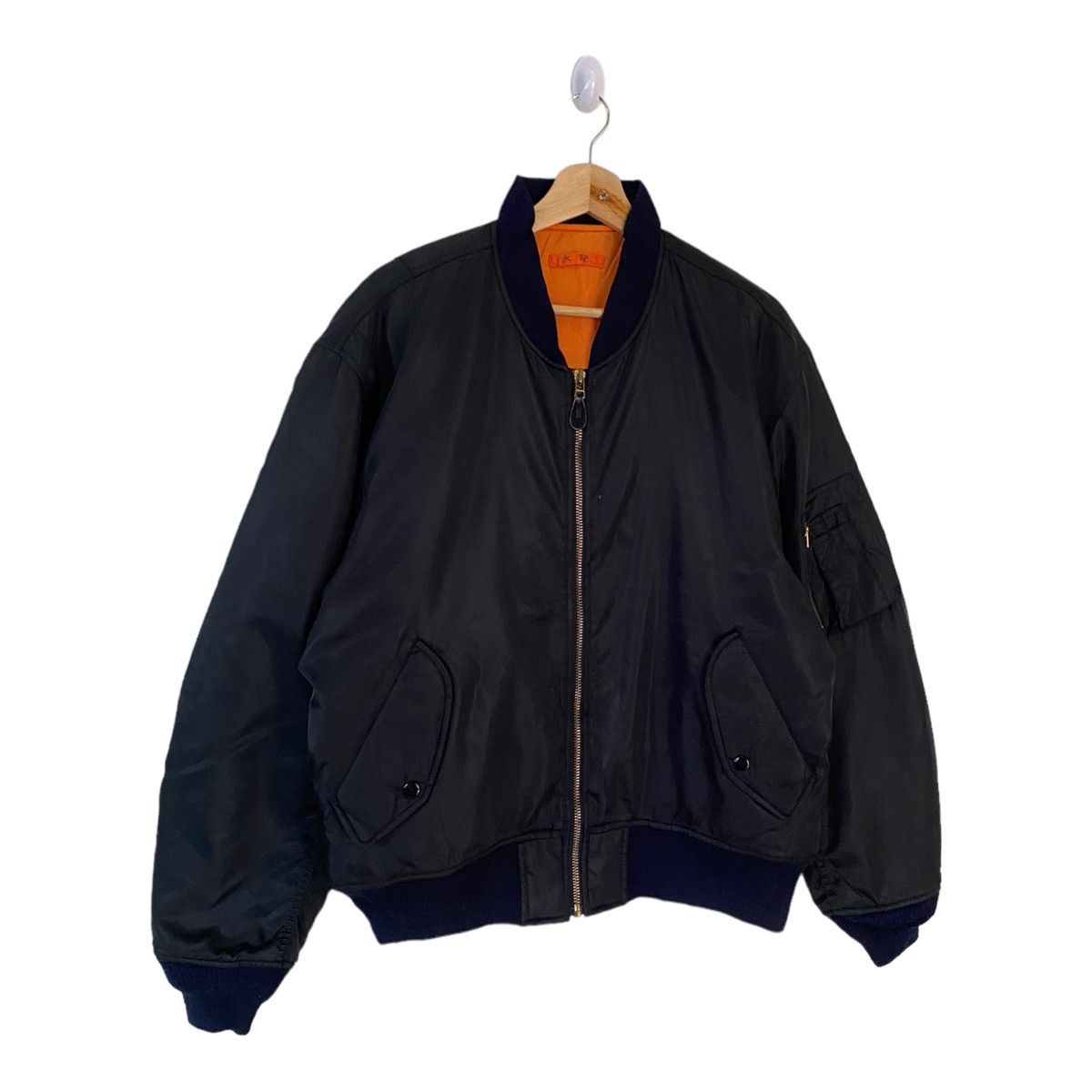 Alpha Industries RARE VINTAGE AIR FORCE MA-1 BOMBER JACKET BY MACHOPE Size US XL / EU 56 / 4 - 2 Thumbnail