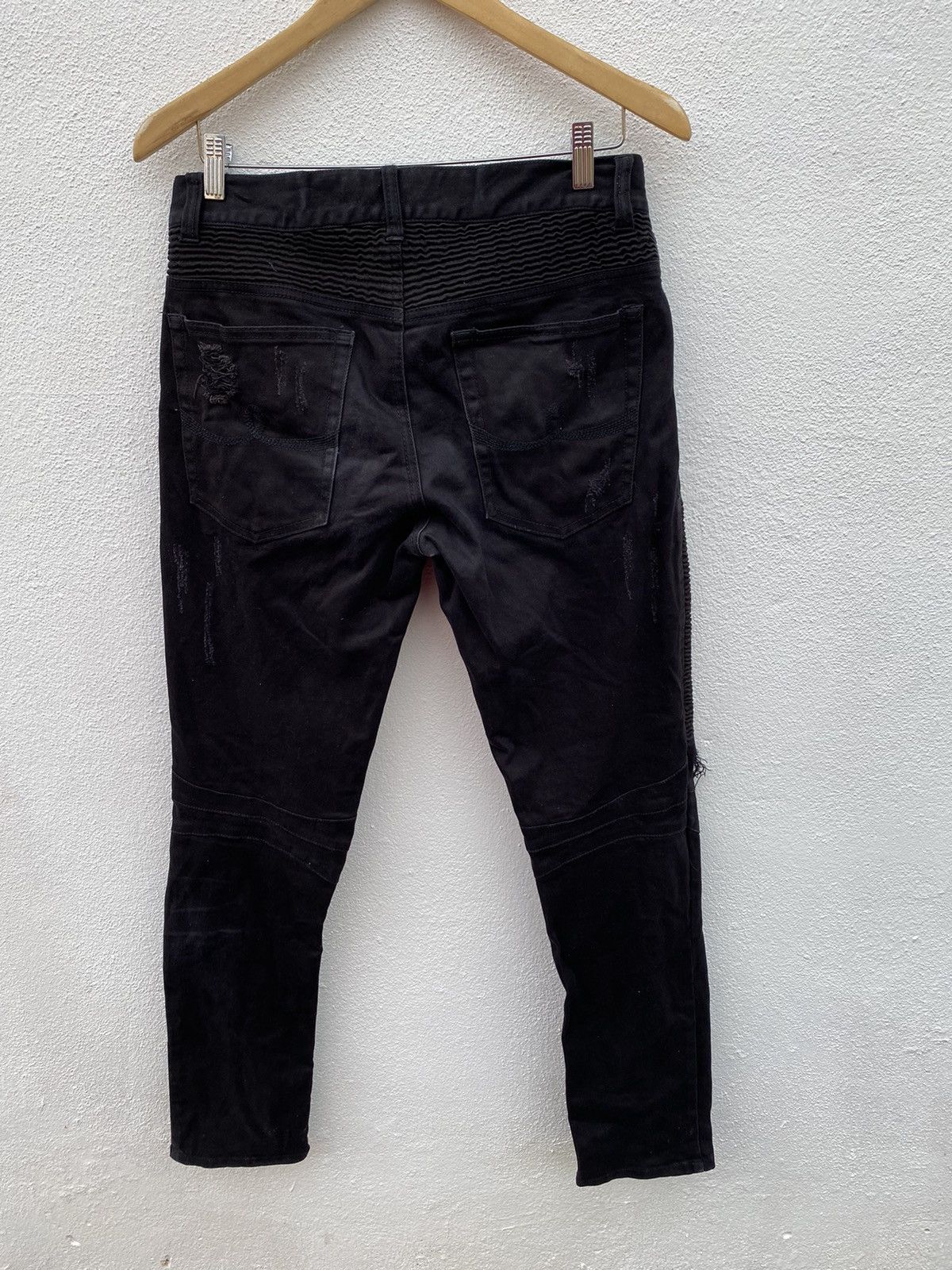 Blvck fiame distressed skinny pants