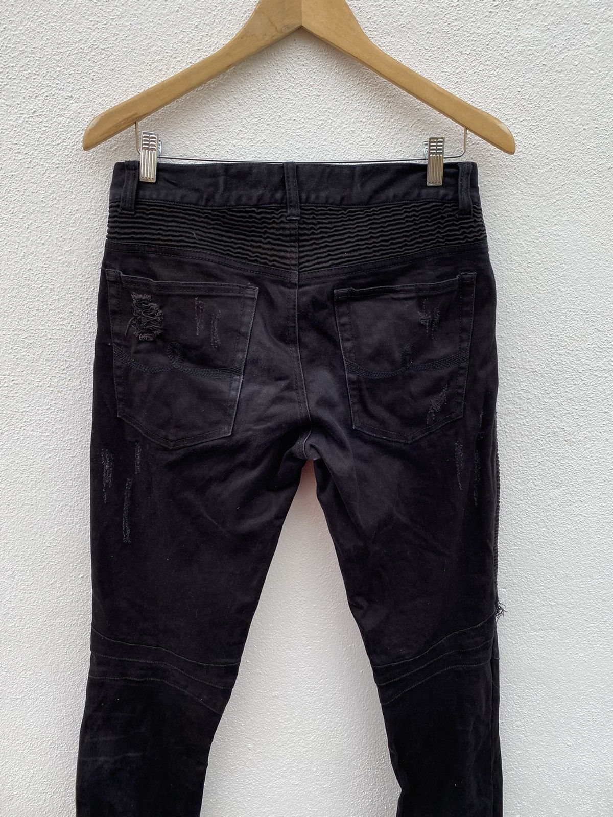 Blvck fiame distressed skinny pants