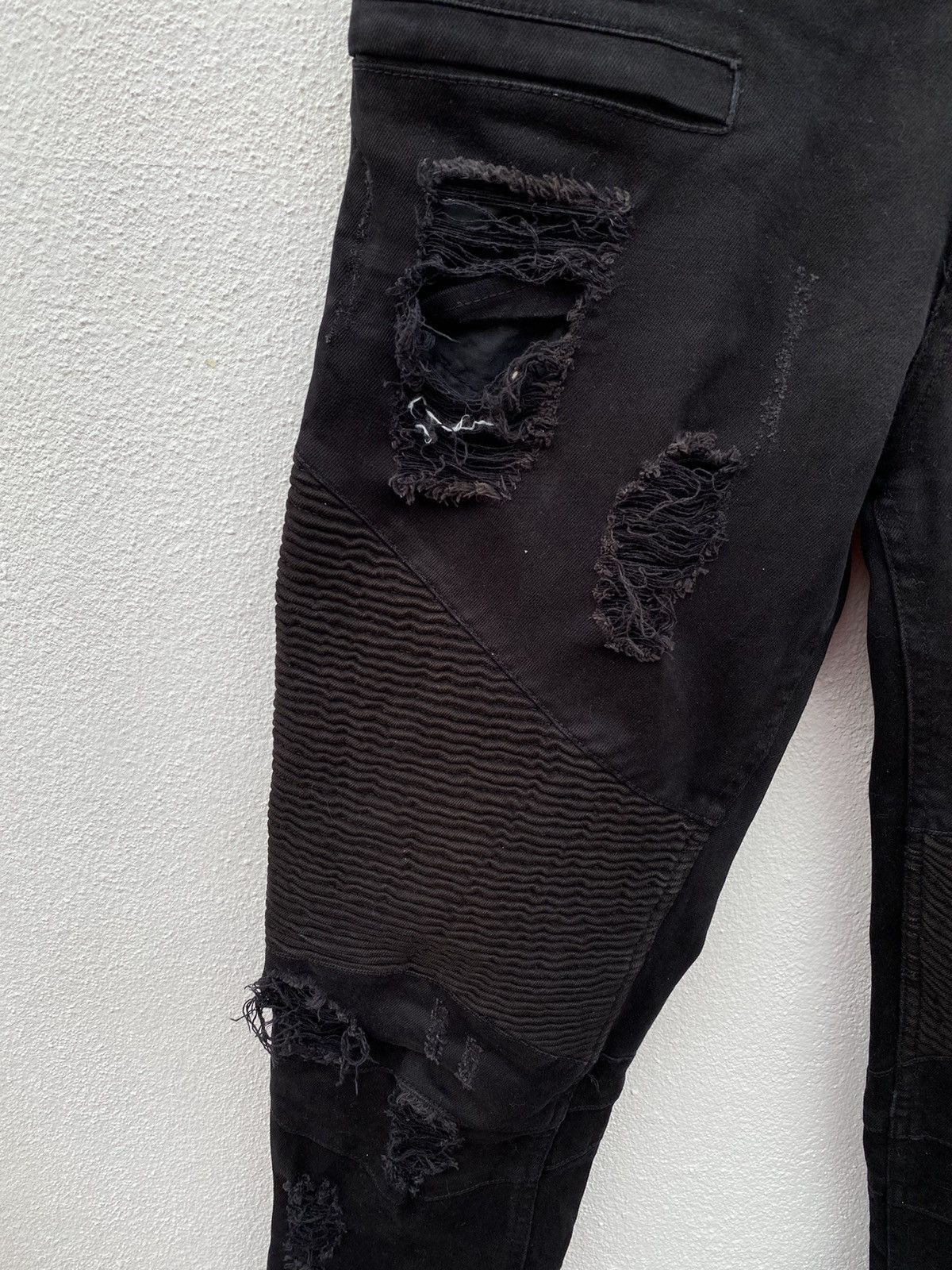 Blvck fiame distressed skinny pants