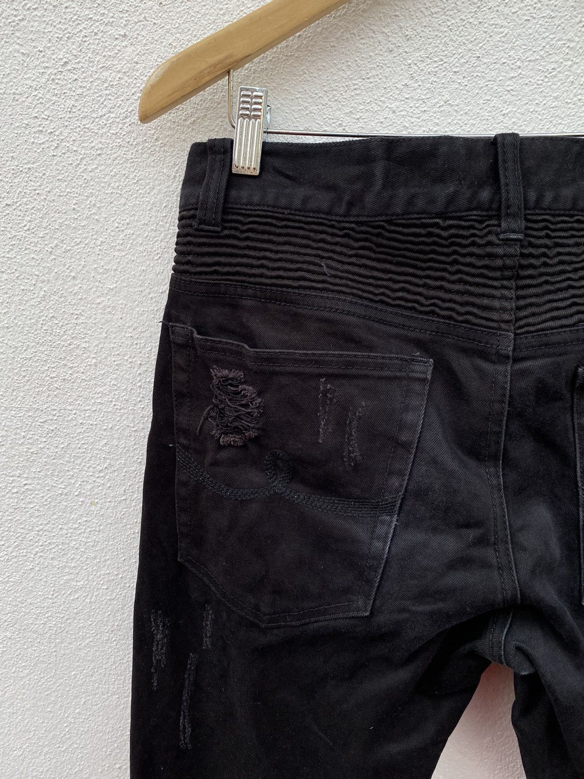Blvck fiame distressed skinny pants