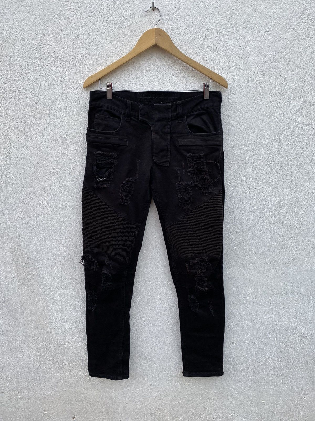Blvck fiame distressed skinny pants