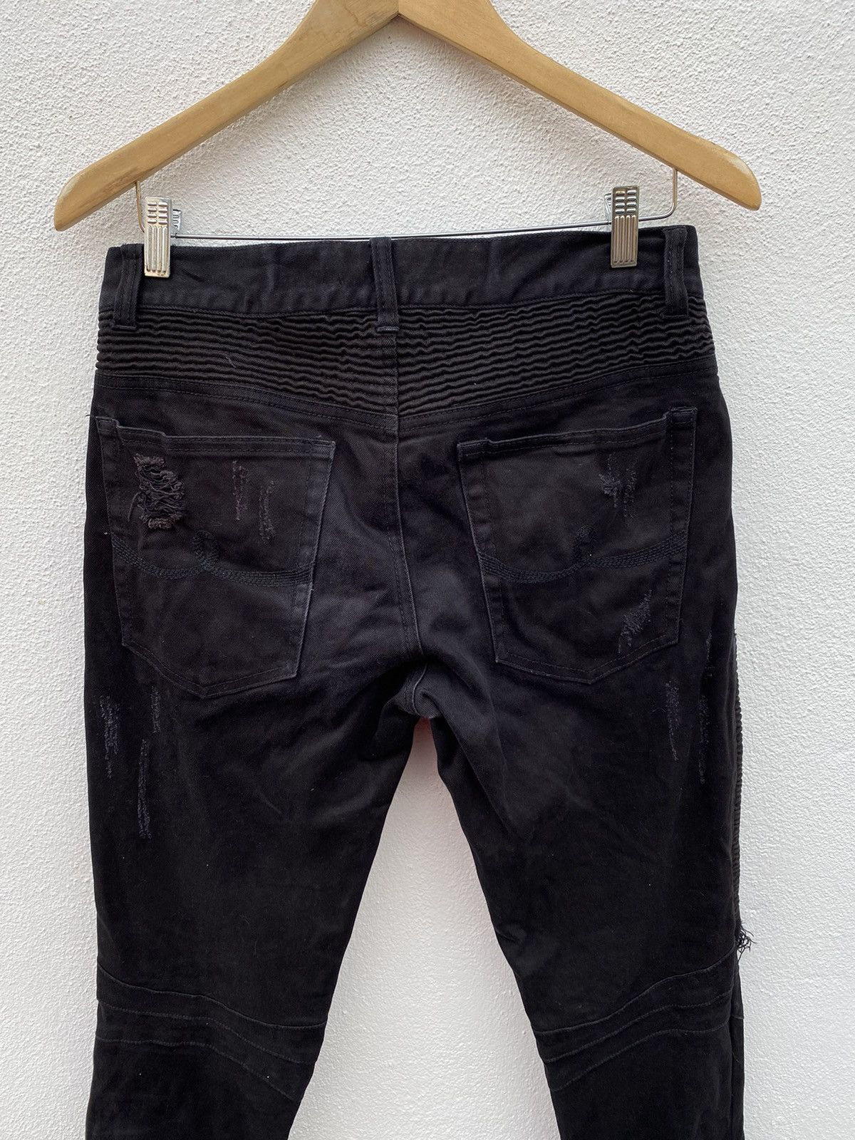 Blvck fiame distressed skinny pants