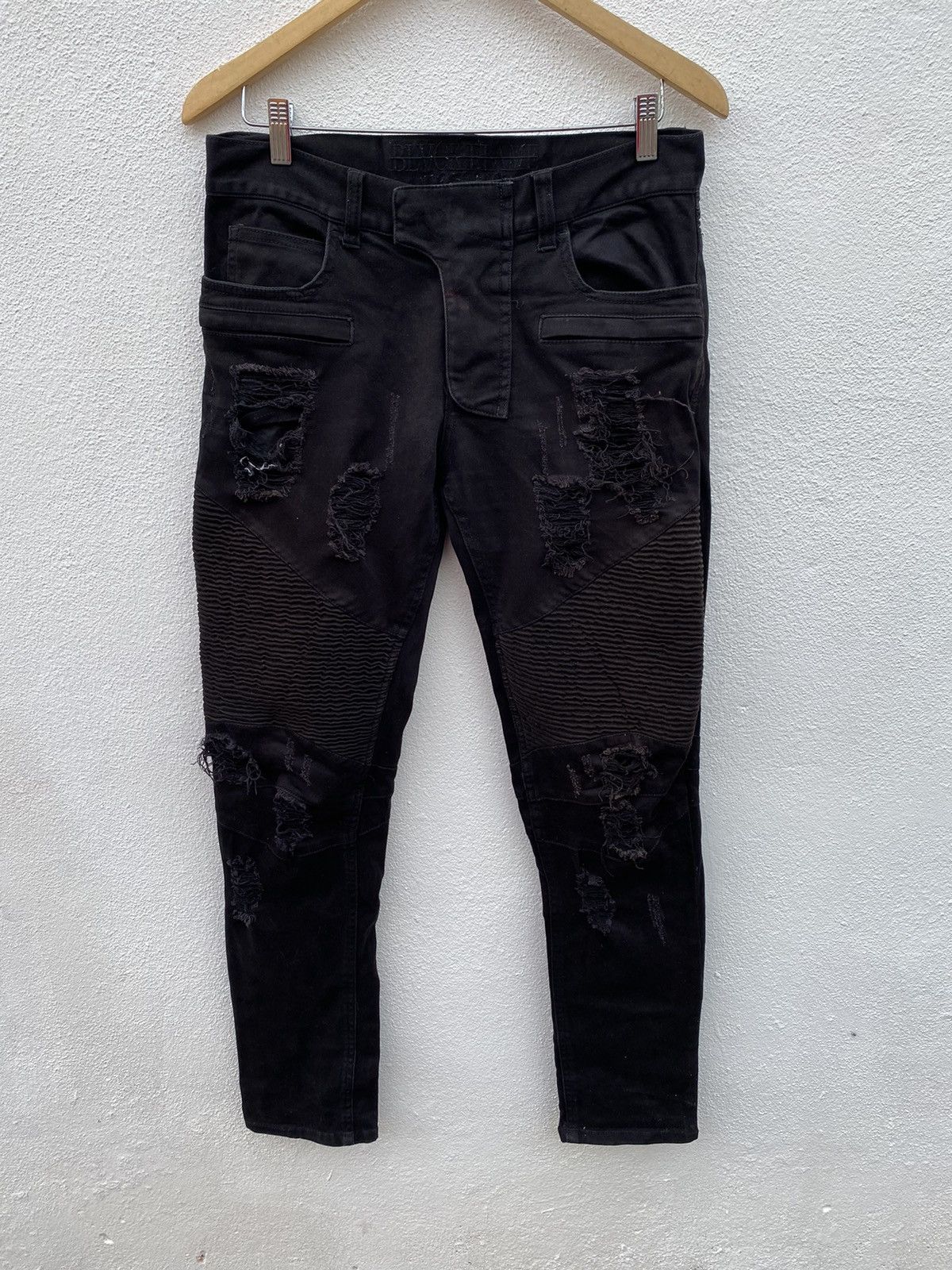 Blvck fiame distressed skinny pants