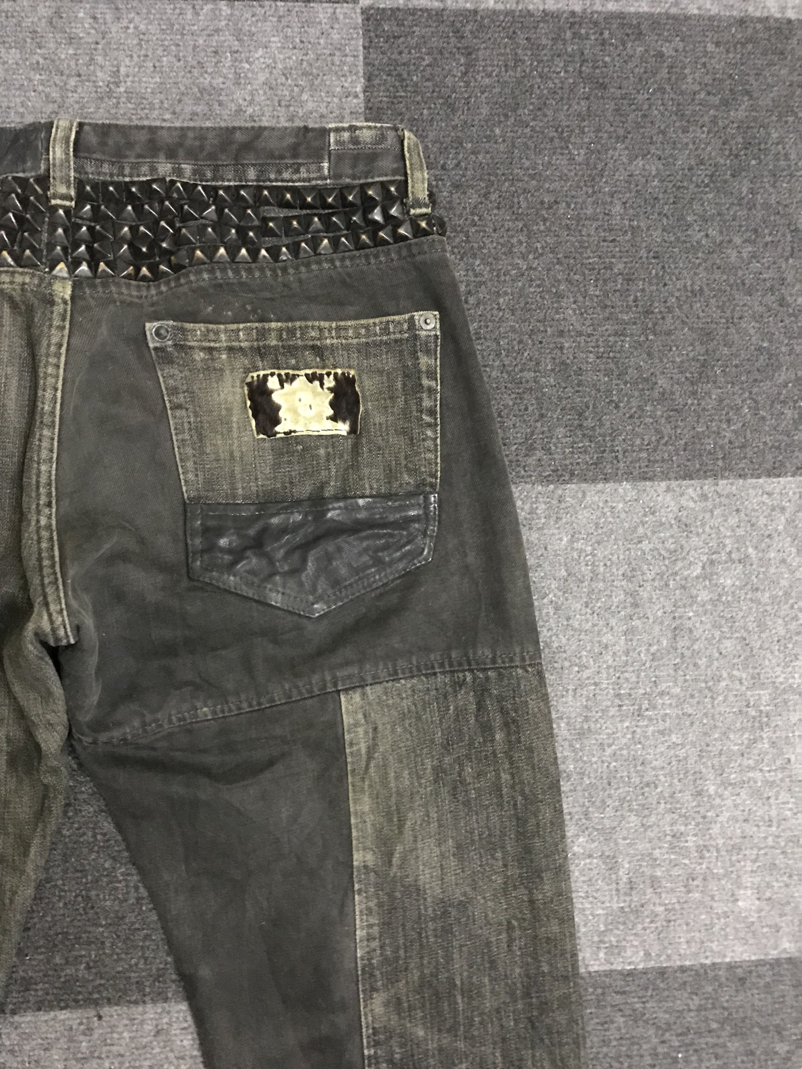 Japanese Brand × Seditionaries D122 5 Japanese Brand Collaboration Patchwork Spiky Jeans Size US 32 / EU 48 - 18 Thumbnail
