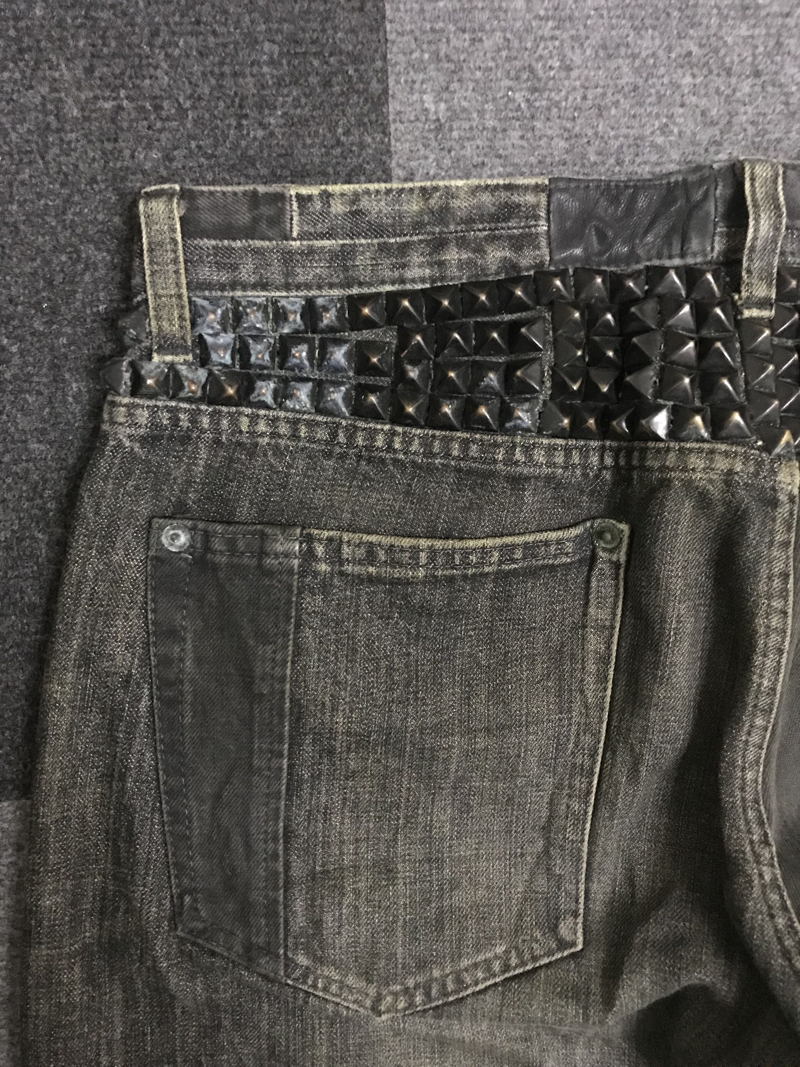 Japanese Brand × Seditionaries D122 5 Japanese Brand Collaboration Patchwork Spiky Jeans Size US 32 / EU 48 - 21 Thumbnail