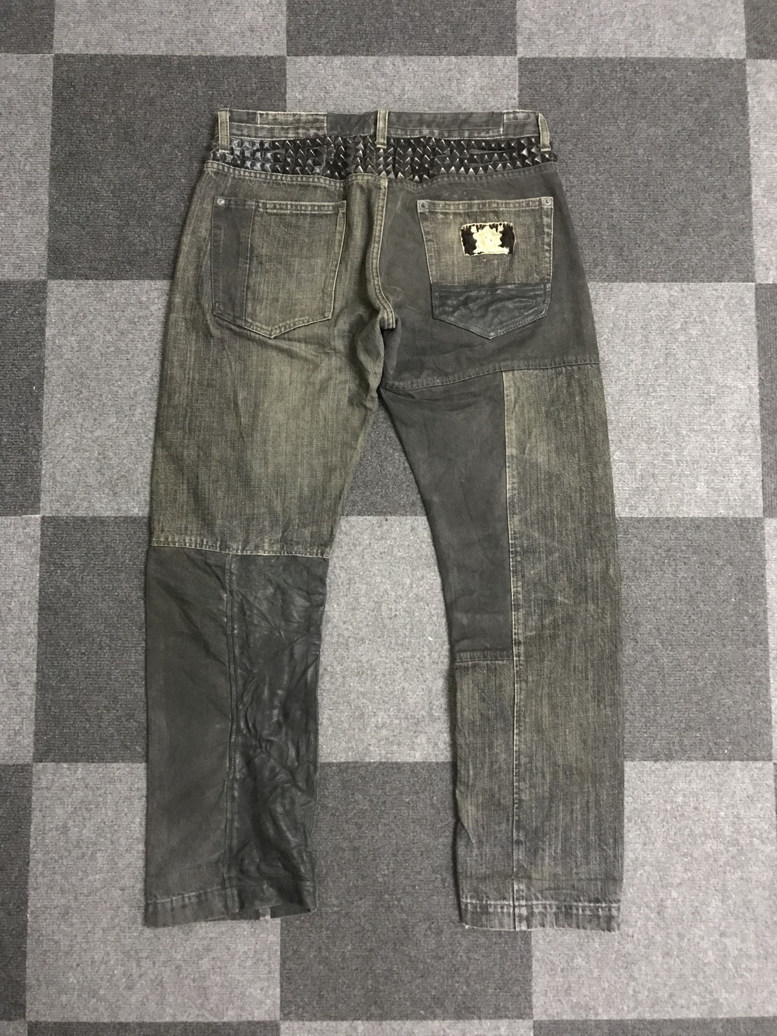 Japanese Brand × Seditionaries D122 5 Japanese Brand Collaboration Patchwork Spiky Jeans Size US 32 / EU 48 - 1 Thumbnail