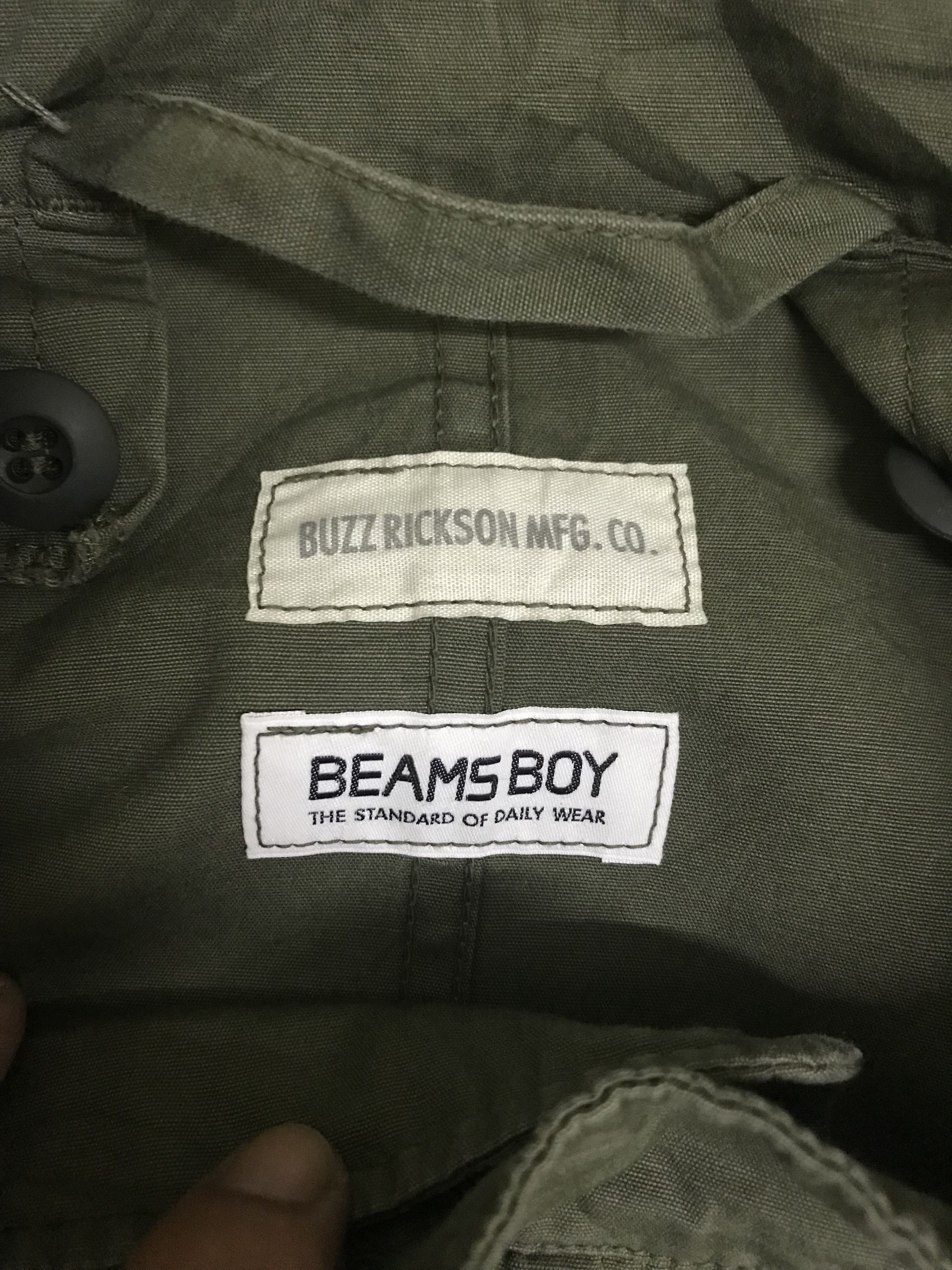 Beams Plus PAR1 BUZZ RICKSONS X BEAMS Military Artisanal Parka Size US L / EU 52-54 / 3 - 4 Thumbnail