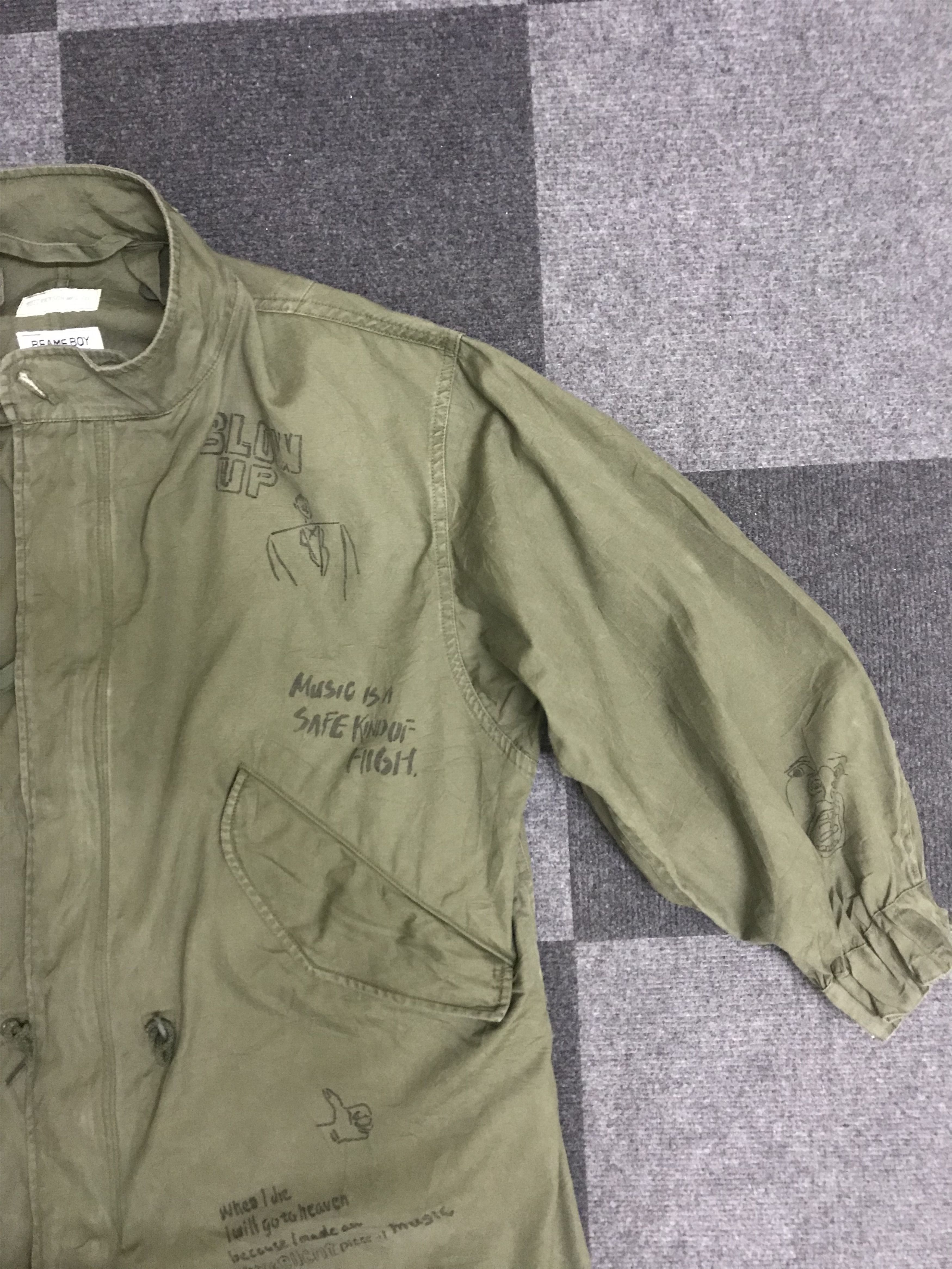 Beams Plus PAR1 BUZZ RICKSONS X BEAMS Military Artisanal Parka Size US L / EU 52-54 / 3 - 5 Thumbnail