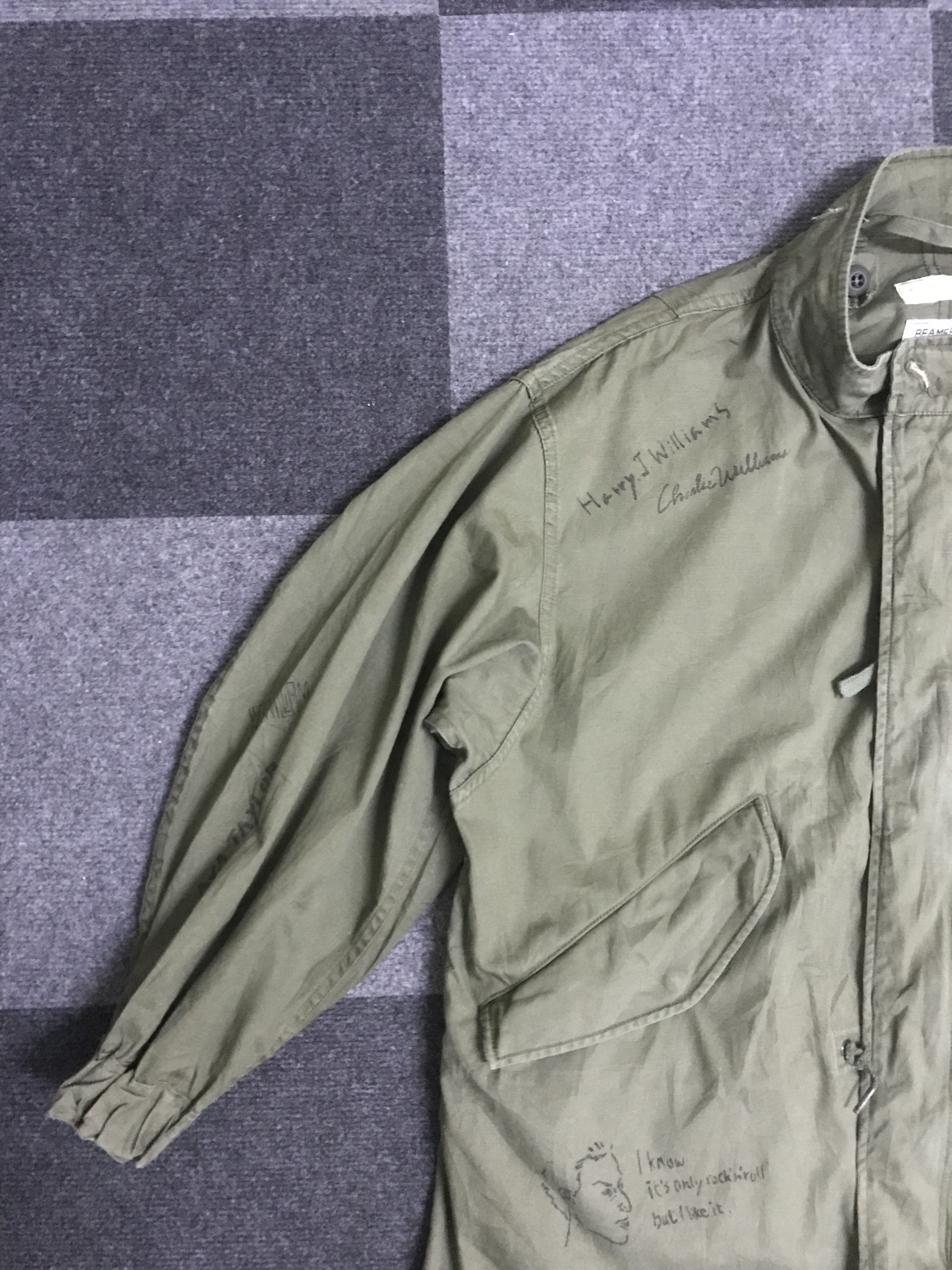 Beams Plus PAR1 BUZZ RICKSONS X BEAMS Military Artisanal Parka Size US L / EU 52-54 / 3 - 6 Thumbnail
