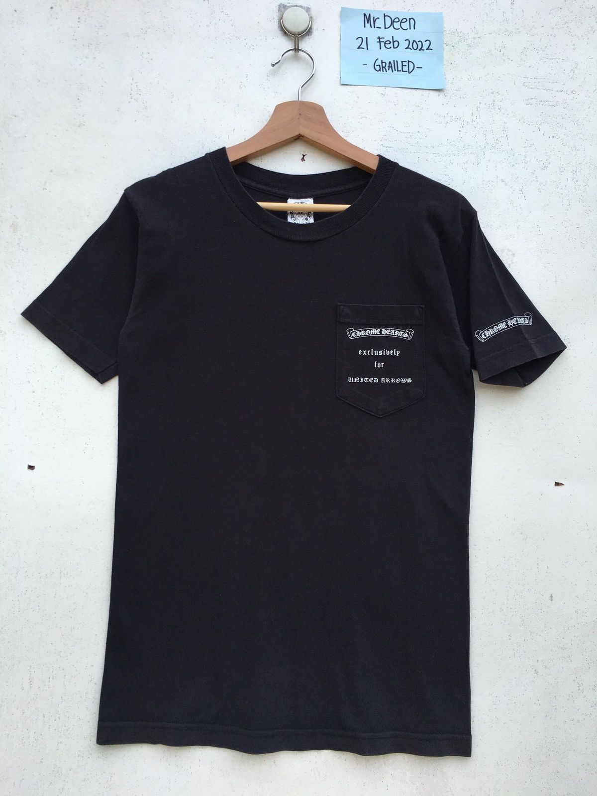 Chrome Hearts Rarest Chrome Hearts exclusively for United Arrows Tshirt Size US S / EU 44-46 / 1 - 2 Thumbnail