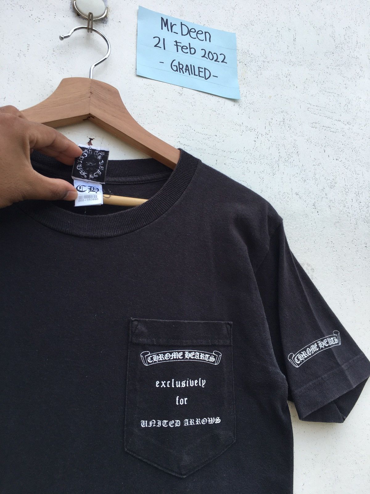Chrome Hearts Rarest Chrome Hearts exclusively for United Arrows Tshirt Size US S / EU 44-46 / 1 - 8 Thumbnail
