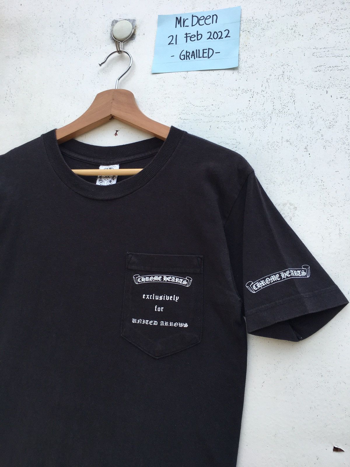 Chrome Hearts Rarest Chrome Hearts exclusively for United Arrows Tshirt Size US S / EU 44-46 / 1 - 1 Thumbnail