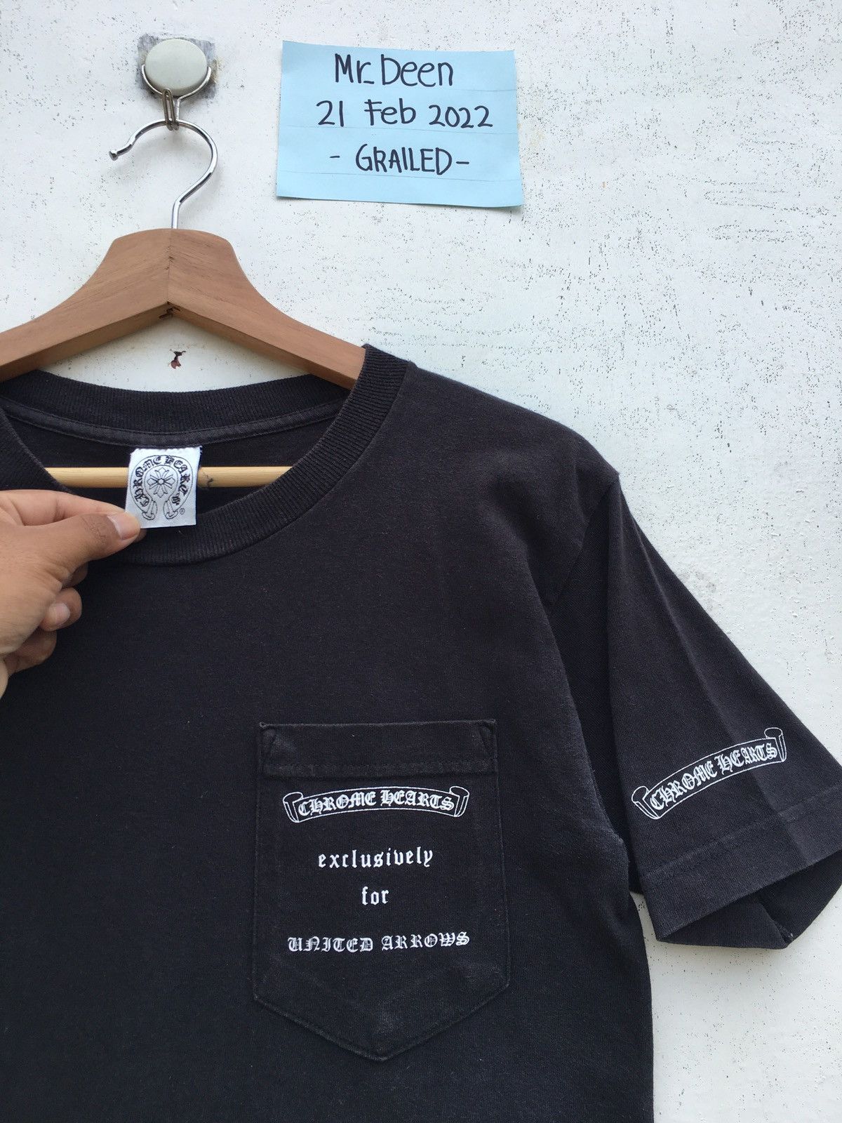 Chrome Hearts Rarest Chrome Hearts exclusively for United Arrows Tshirt Size US S / EU 44-46 / 1 - 7 Thumbnail
