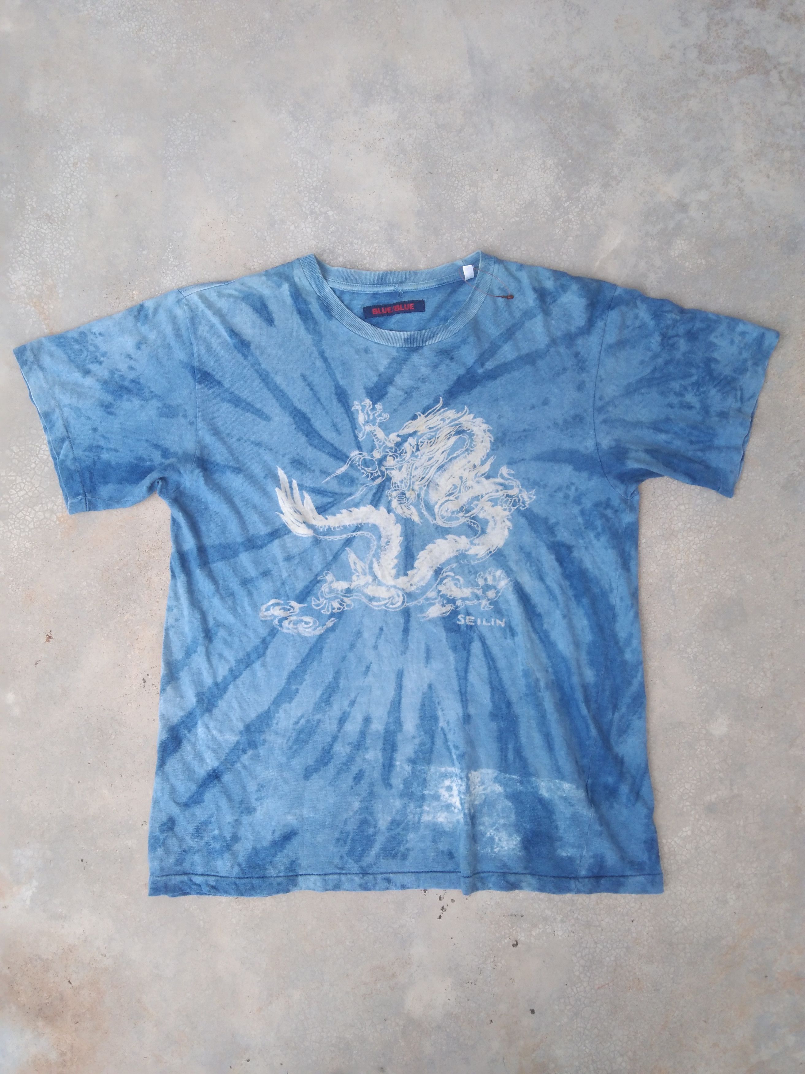 Blue Blue Japan Vintage Blue Blue Japan T Shirt Very Rare Size US S / EU 44-46 / 1 - 1 Thumbnail