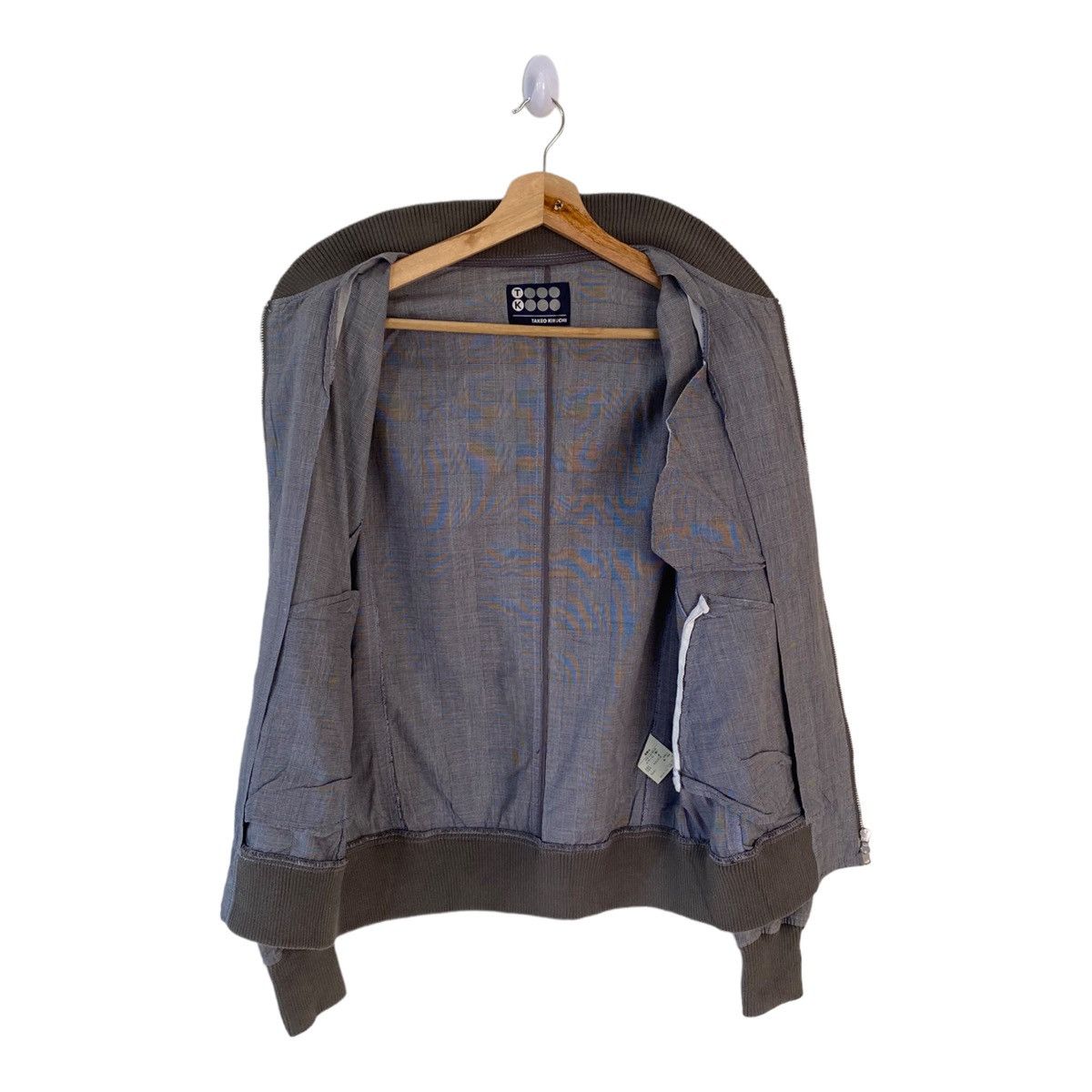 Issey Miyake ARCHIVAL TAKEO KIKUCHI JAPAN MINIMAL BOMBER JACKET Size US S / EU 44-46 / 1 - 3 Thumbnail