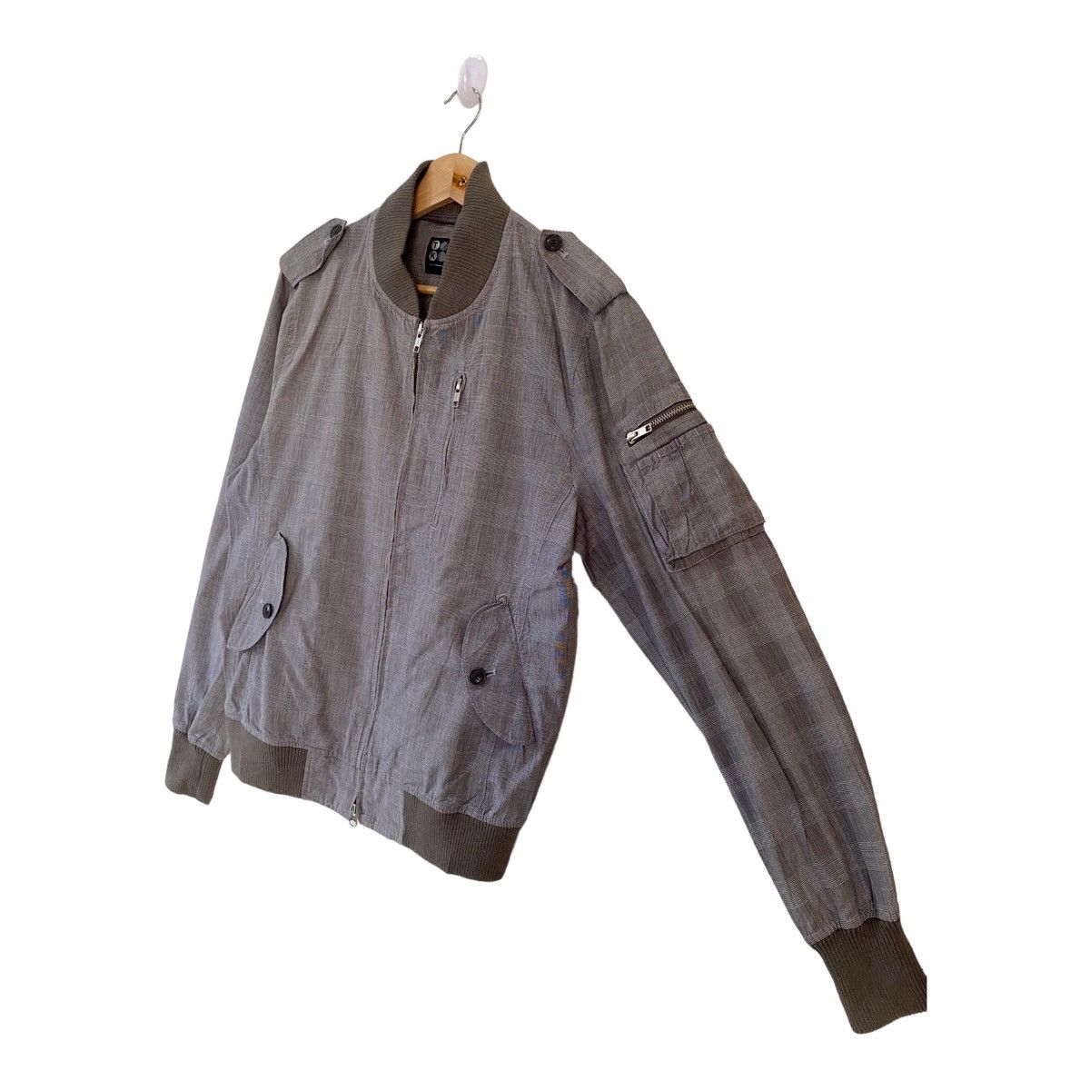 Issey Miyake ARCHIVAL TAKEO KIKUCHI JAPAN MINIMAL BOMBER JACKET Size US S / EU 44-46 / 1 - 6 Thumbnail