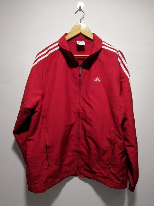 Adidas Adidas Adi Dassler Signature Zipper Jacket Red | Grailed