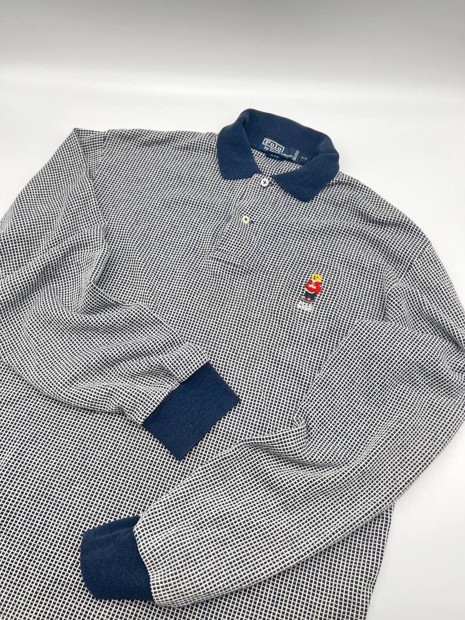 Polo Ralph Lauren Vintage Polo Sport Rugby Shirt Striped 90s Long