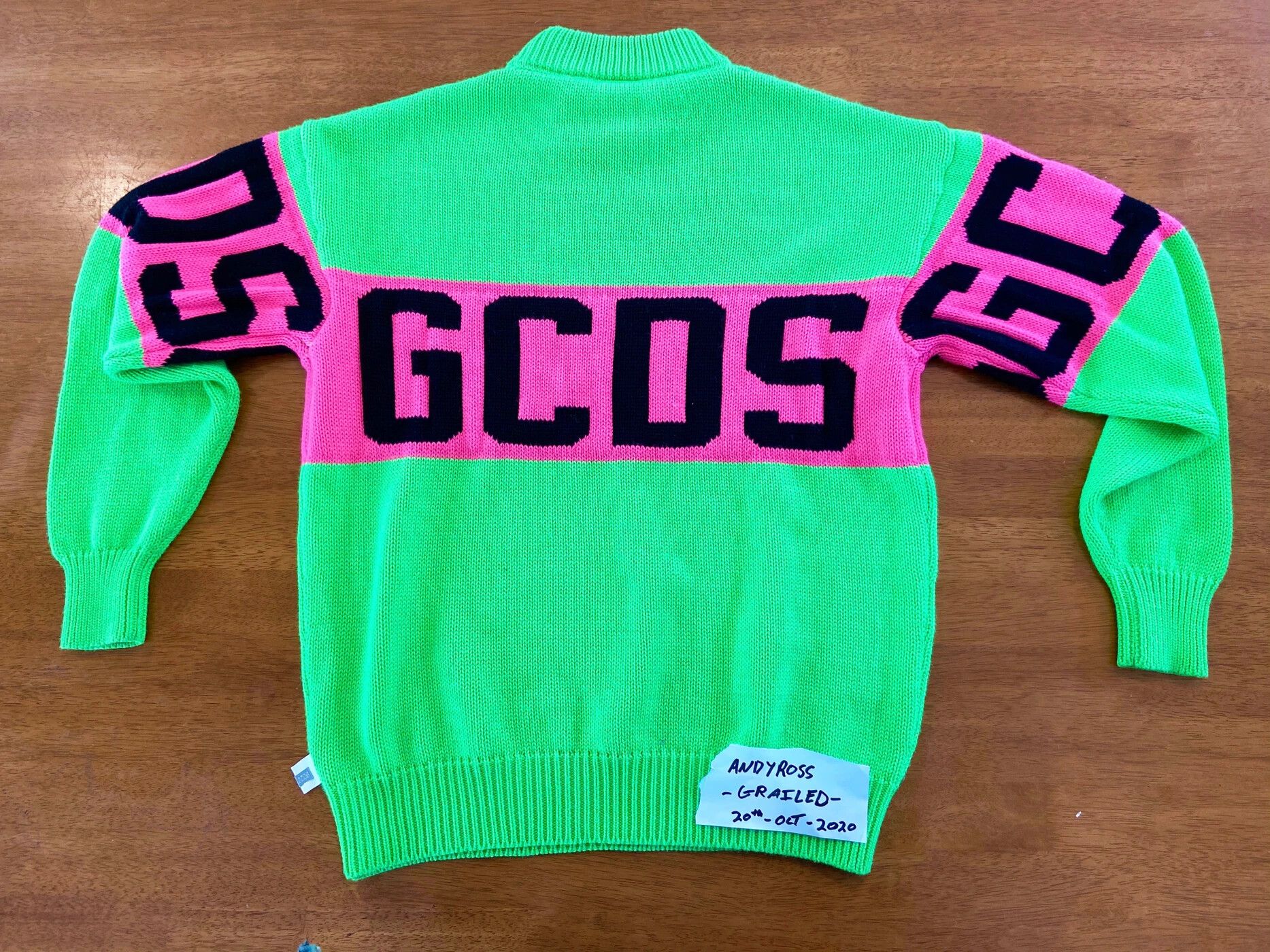 GCDS Oversized Logo Knit Sweater Size US L / EU 52-54 / 3 - 2 Preview