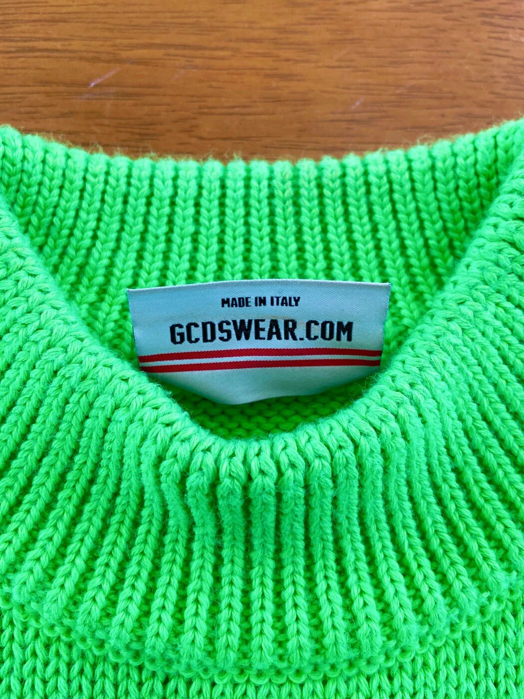 GCDS Oversized Logo Knit Sweater Size US L / EU 52-54 / 3 - 4 Thumbnail