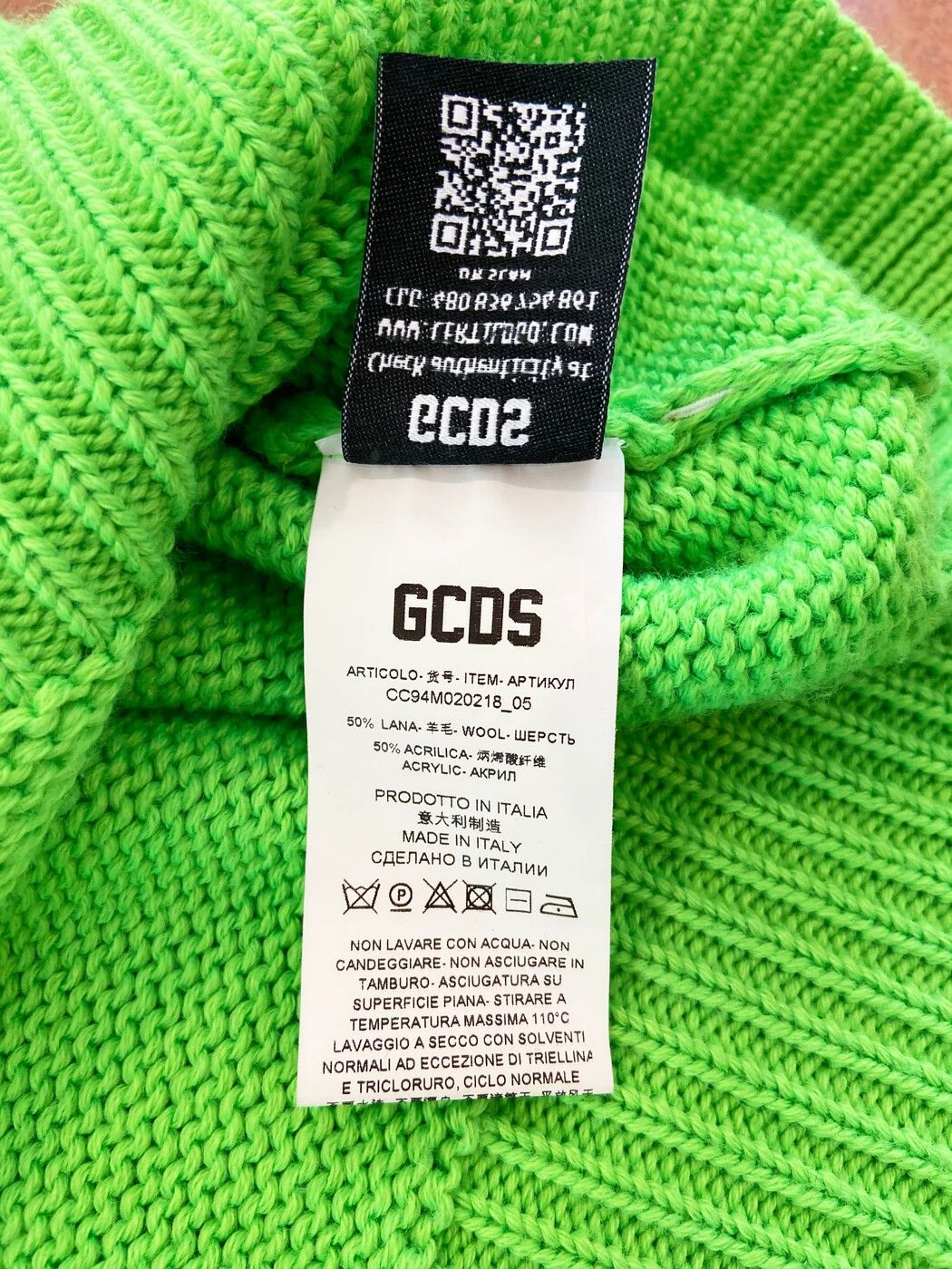 GCDS Oversized Logo Knit Sweater Size US L / EU 52-54 / 3 - 7 Thumbnail