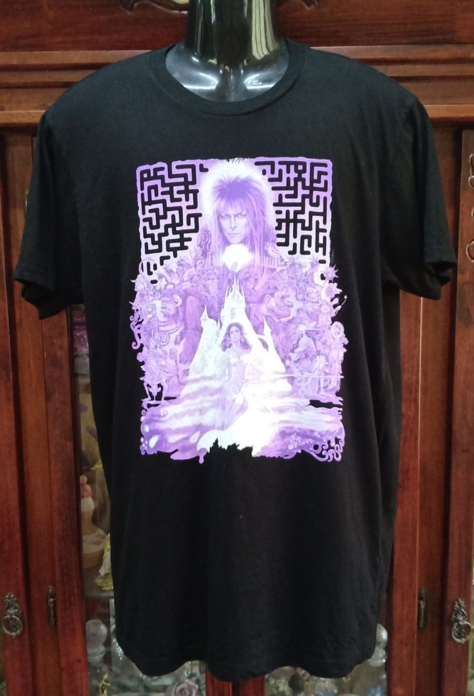Expert Horror × Vintage Vintage Labyrinth : David Bowie T-Shirt Size US L / EU 52-54 / 3 - 2 Thumbnail