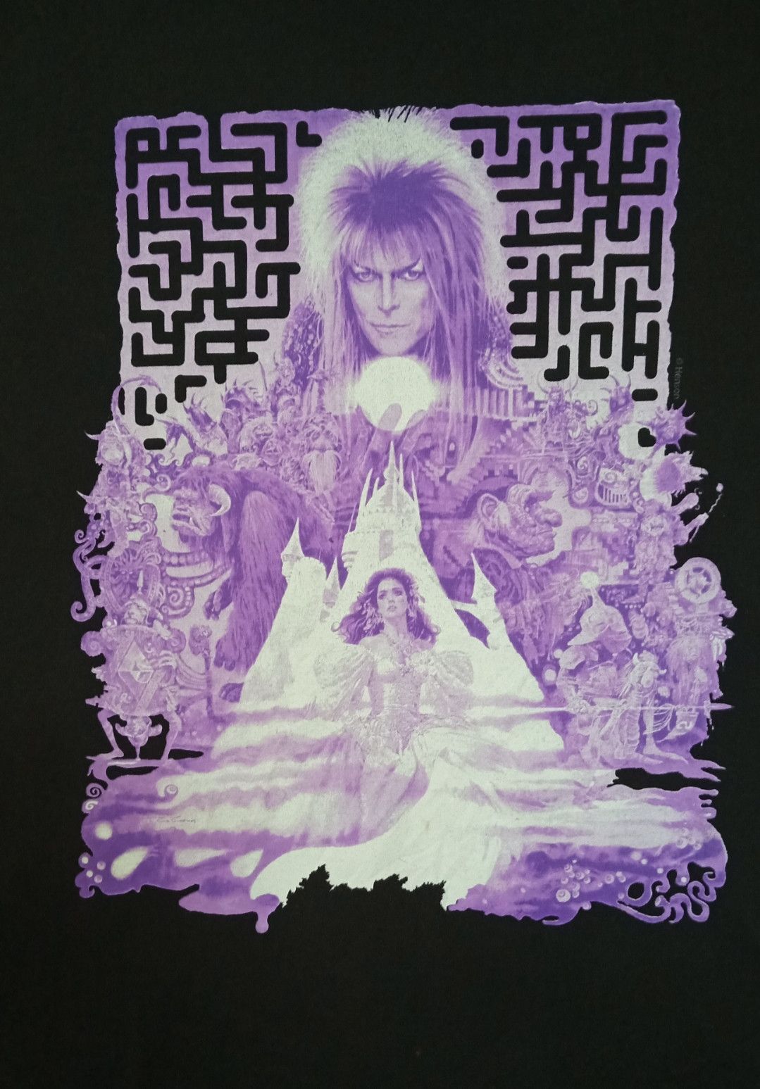 Expert Horror × Vintage Vintage Labyrinth : David Bowie T-Shirt Size US L / EU 52-54 / 3 - 1 Thumbnail