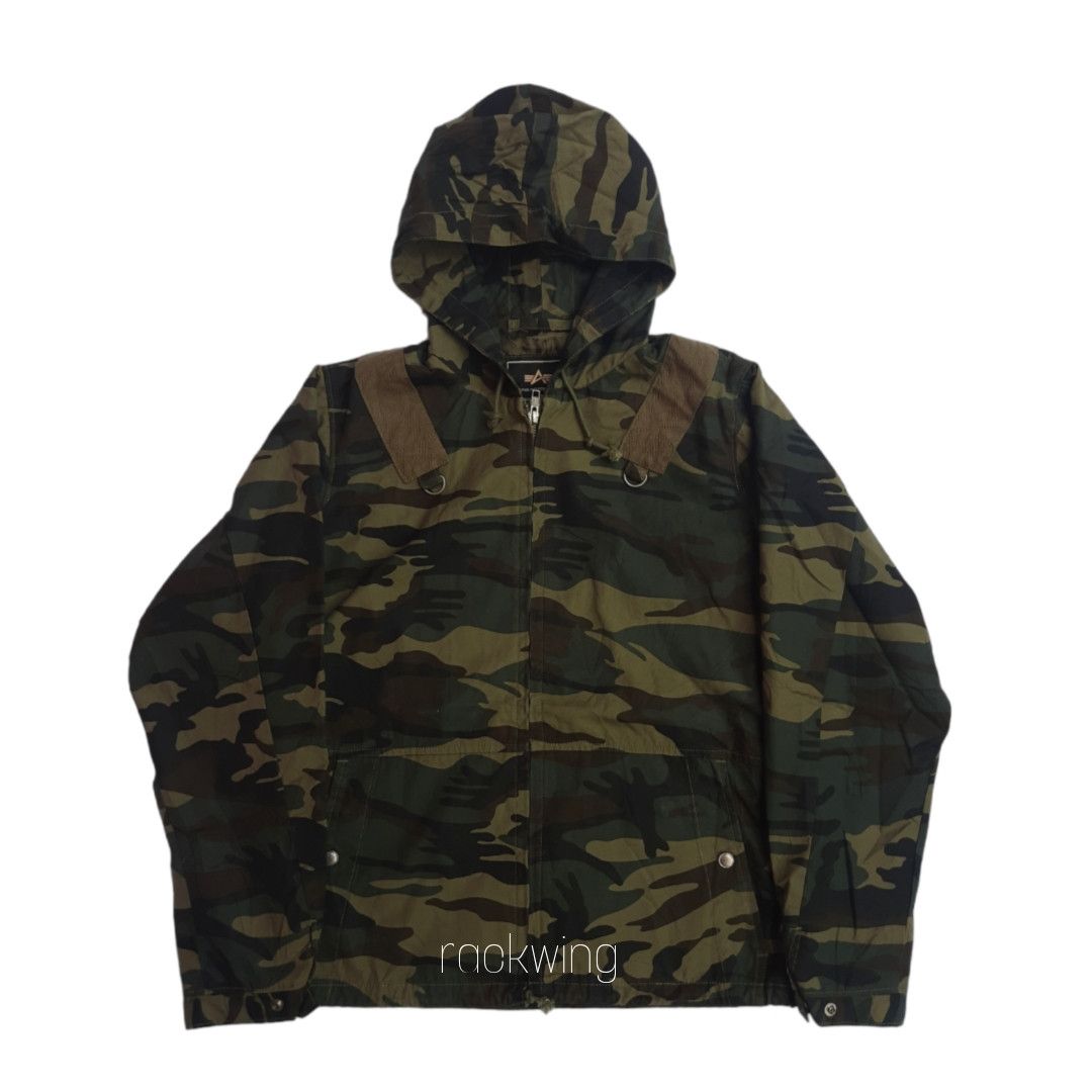 Alpha Industries Camouflage jacket alpha industries | Grailed