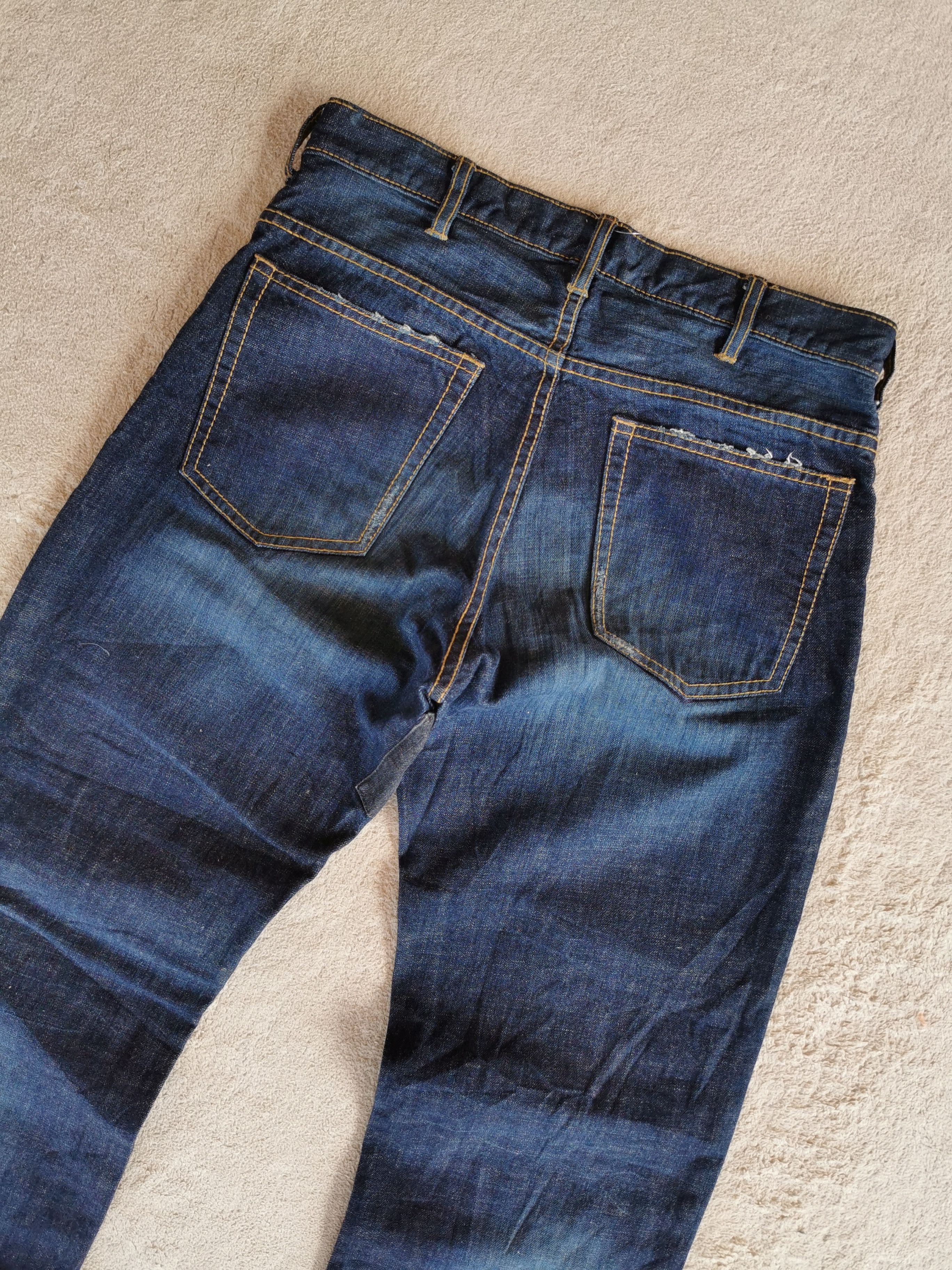 Japanese Brand × Undercover Wooden Doll Square Denim Fabric Patch LIKE UNDERCOVER Jeans Size US 31 - 6 Thumbnail