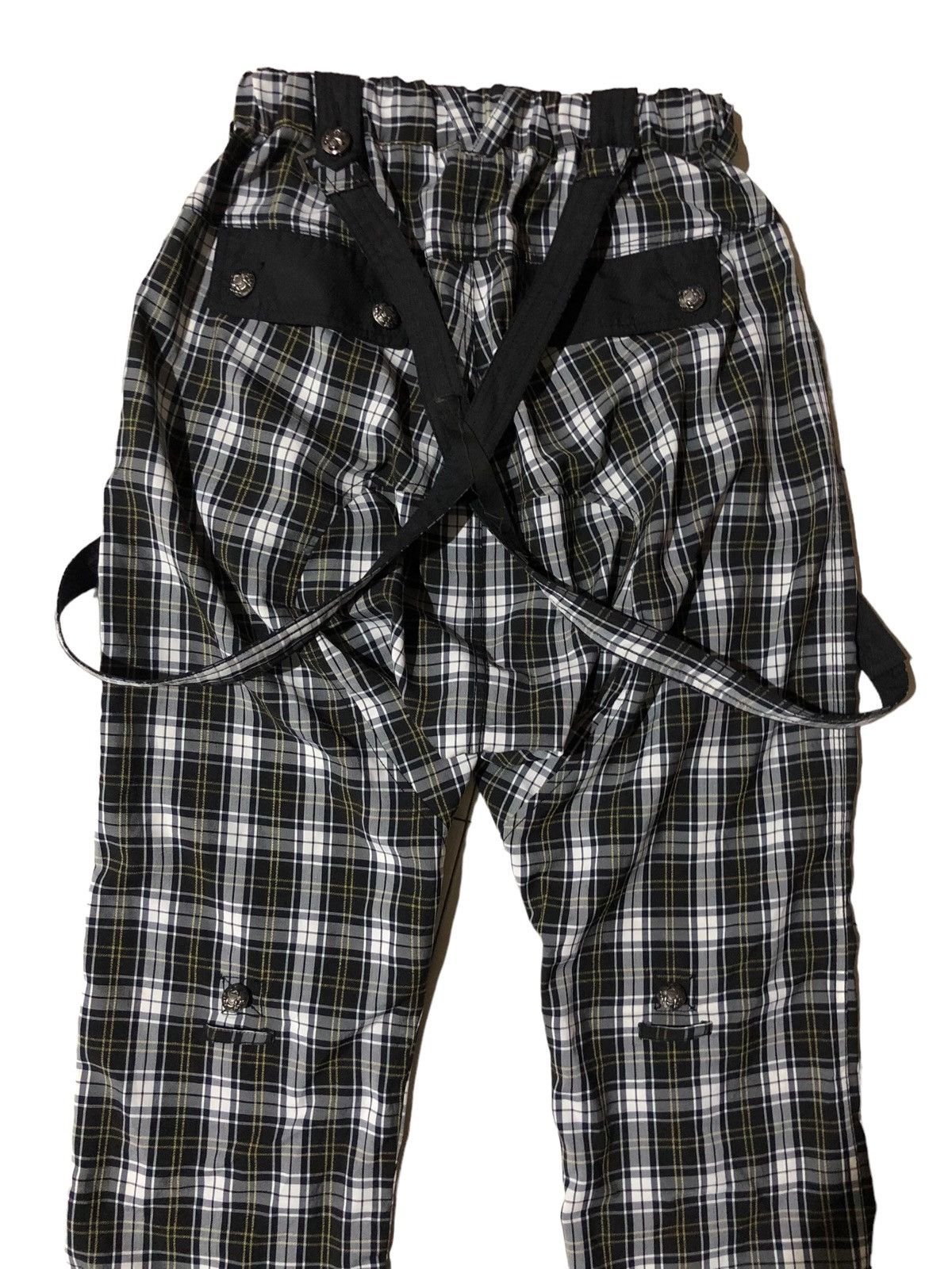 A.F.F.A. Y2K Algonquins 🇯🇵 Adjusted Bondage Strap Drop Crotch Pants Size US 30 / EU 46 - 4 Thumbnail