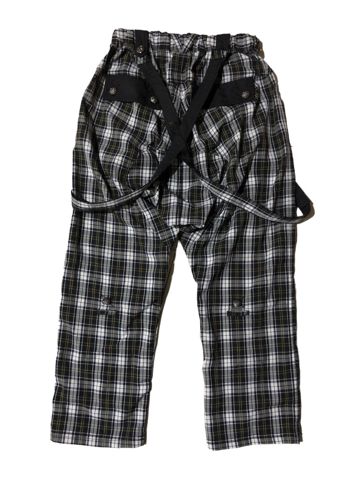 A.F.F.A. Y2K Algonquins 🇯🇵 Adjusted Bondage Strap Drop Crotch Pants Size US 30 / EU 46 - 2 Thumbnail